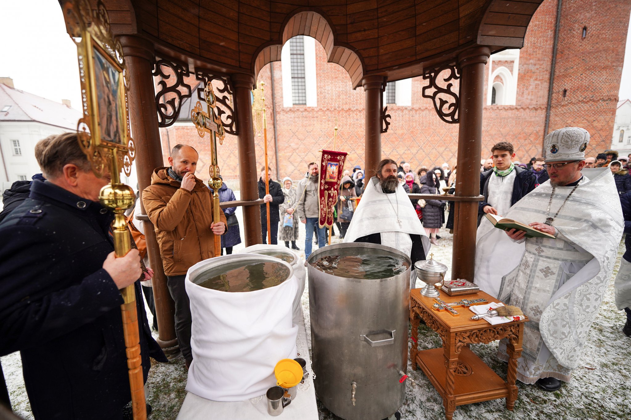 The Christ Baptism feast in Supraśl Monastery