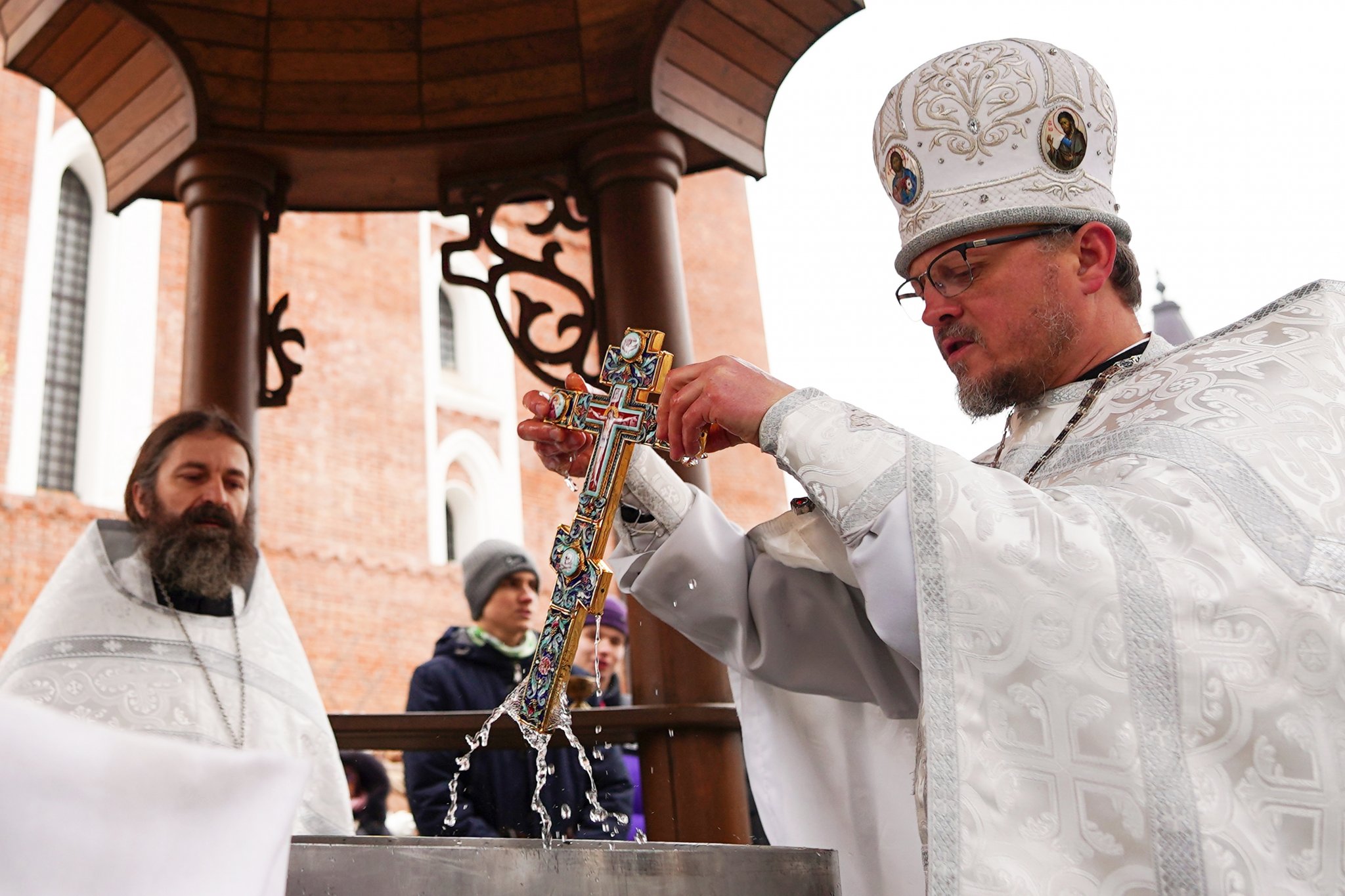 The Christ Baptism feast in Supraśl Monastery