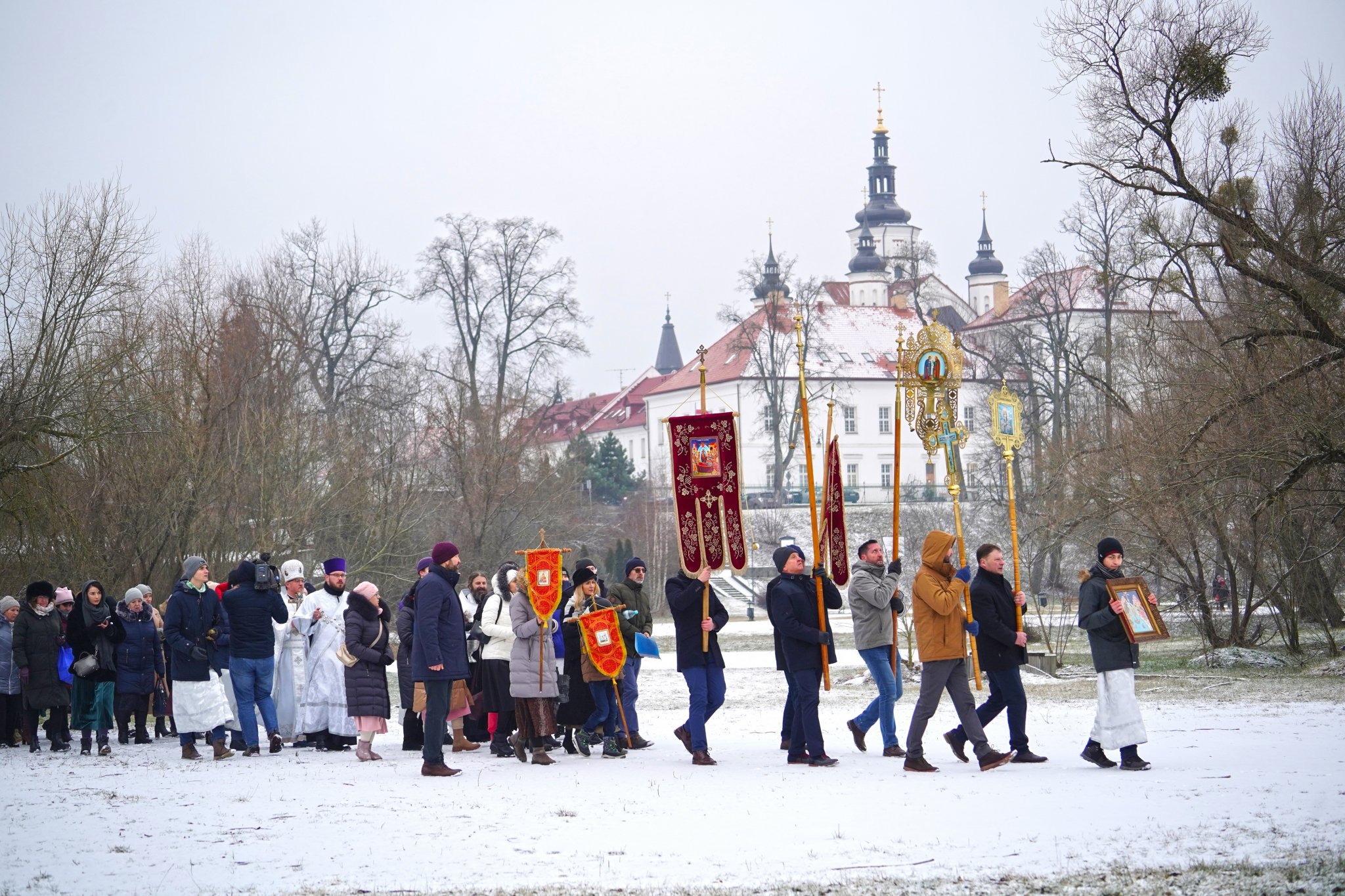 The Christ Baptism feast in Supraśl Monastery