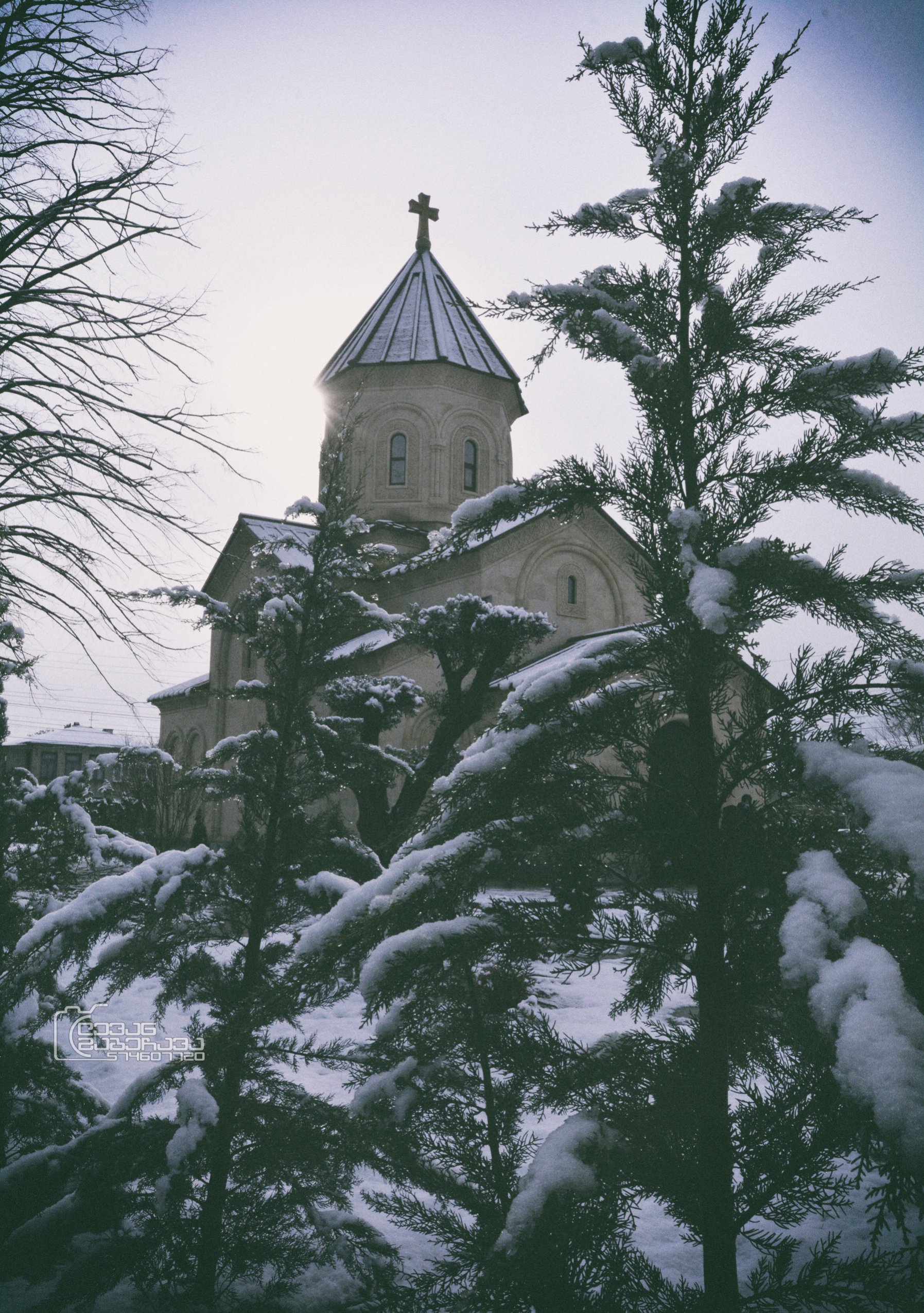 The Orthodox church in Zugdidi. Georgia.