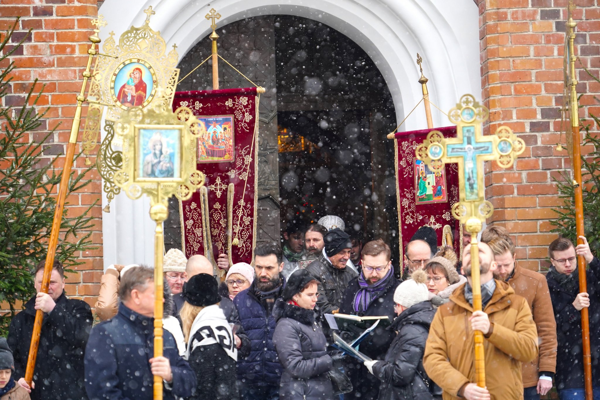 The Christ Baptism feast in Supraśl Monastery