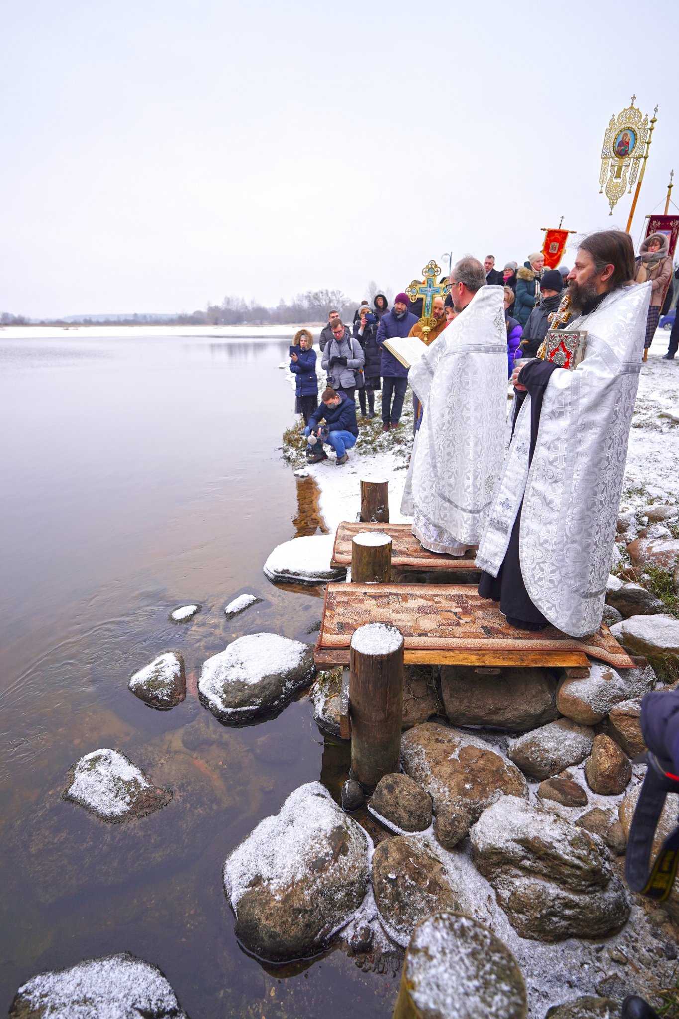 The Christ Baptism feast in Supraśl Monastery