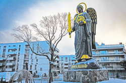jarek11 
Archangel Michael monument close to the Holy Spirit Orthodox church in Białystok 
2022-01-12 20:18:51