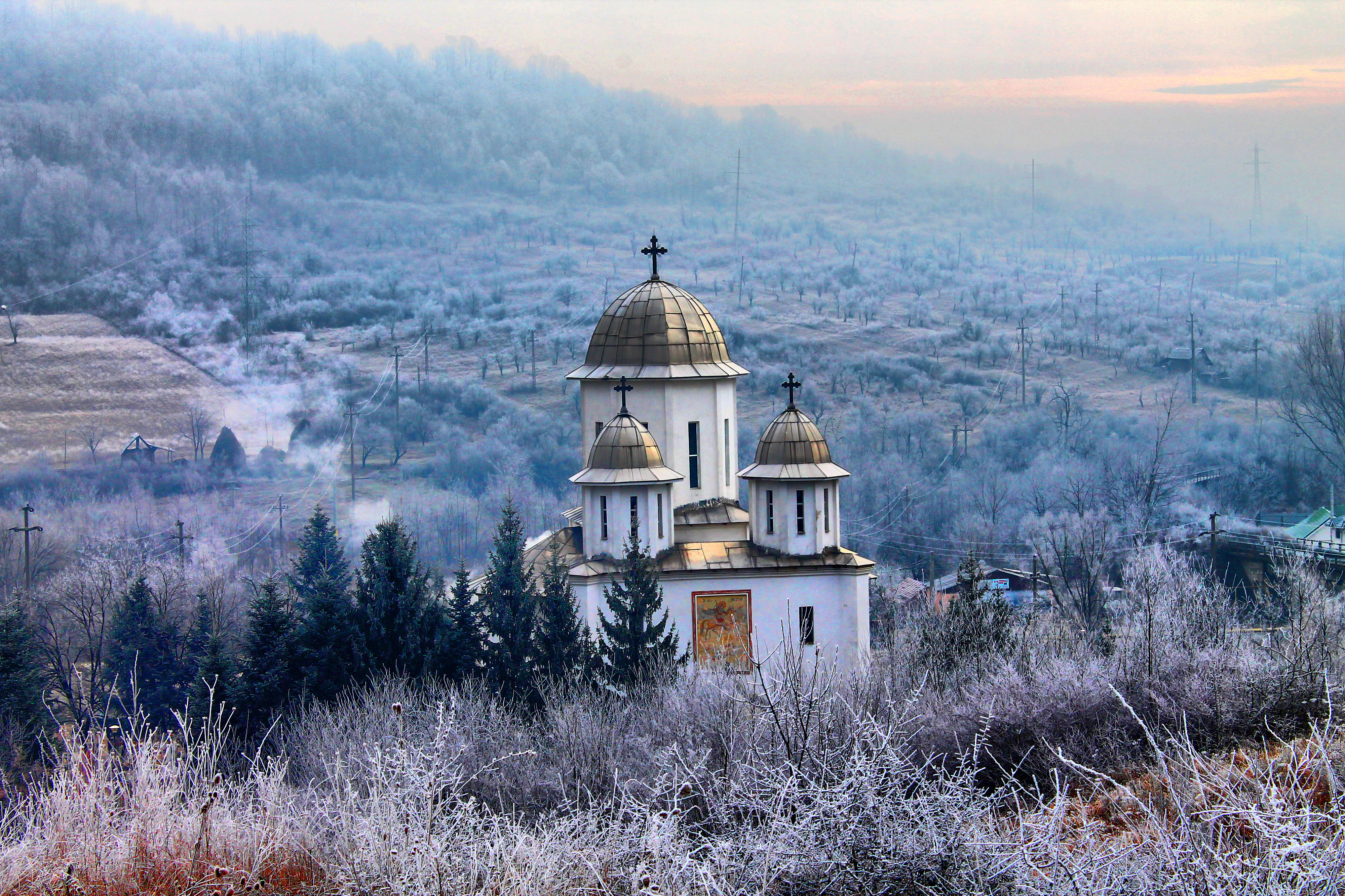 Church in the early morning
