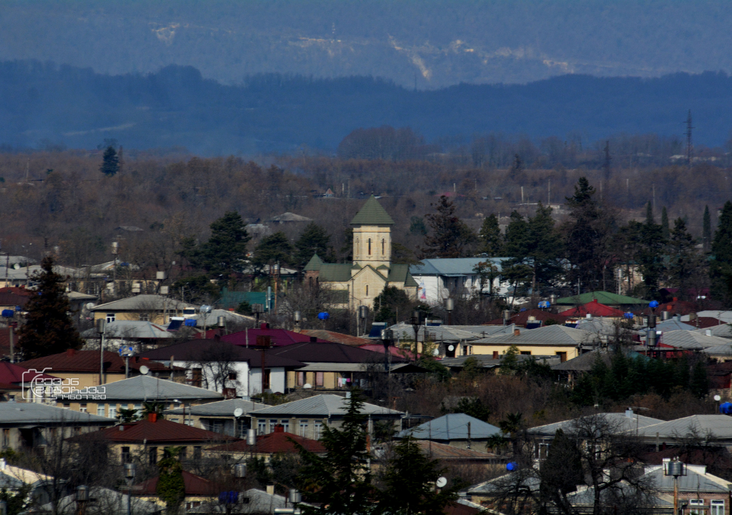 The Orthodox church in Zugdidi. Georgia.