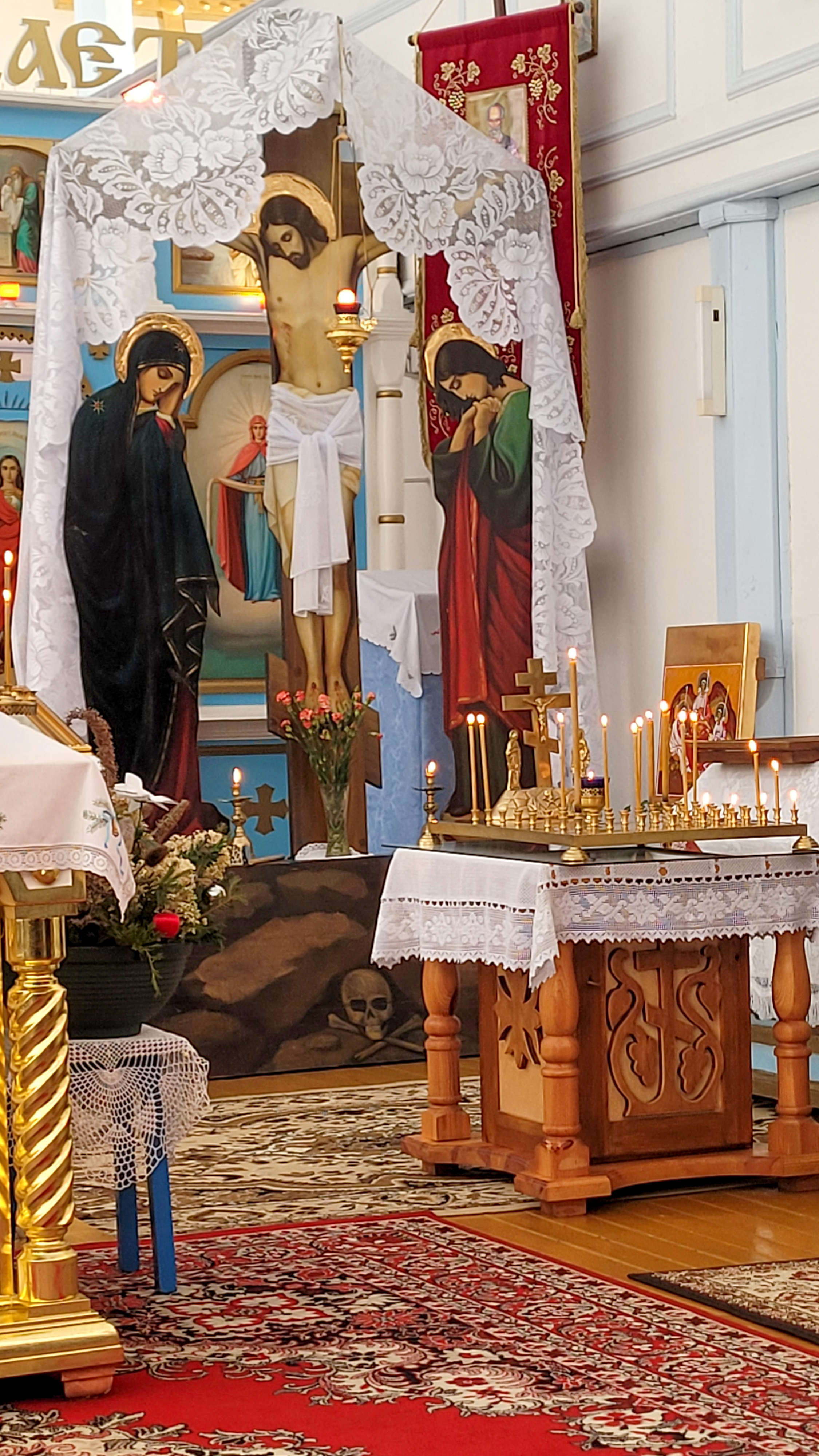 In the Orthodox church in Koszalin