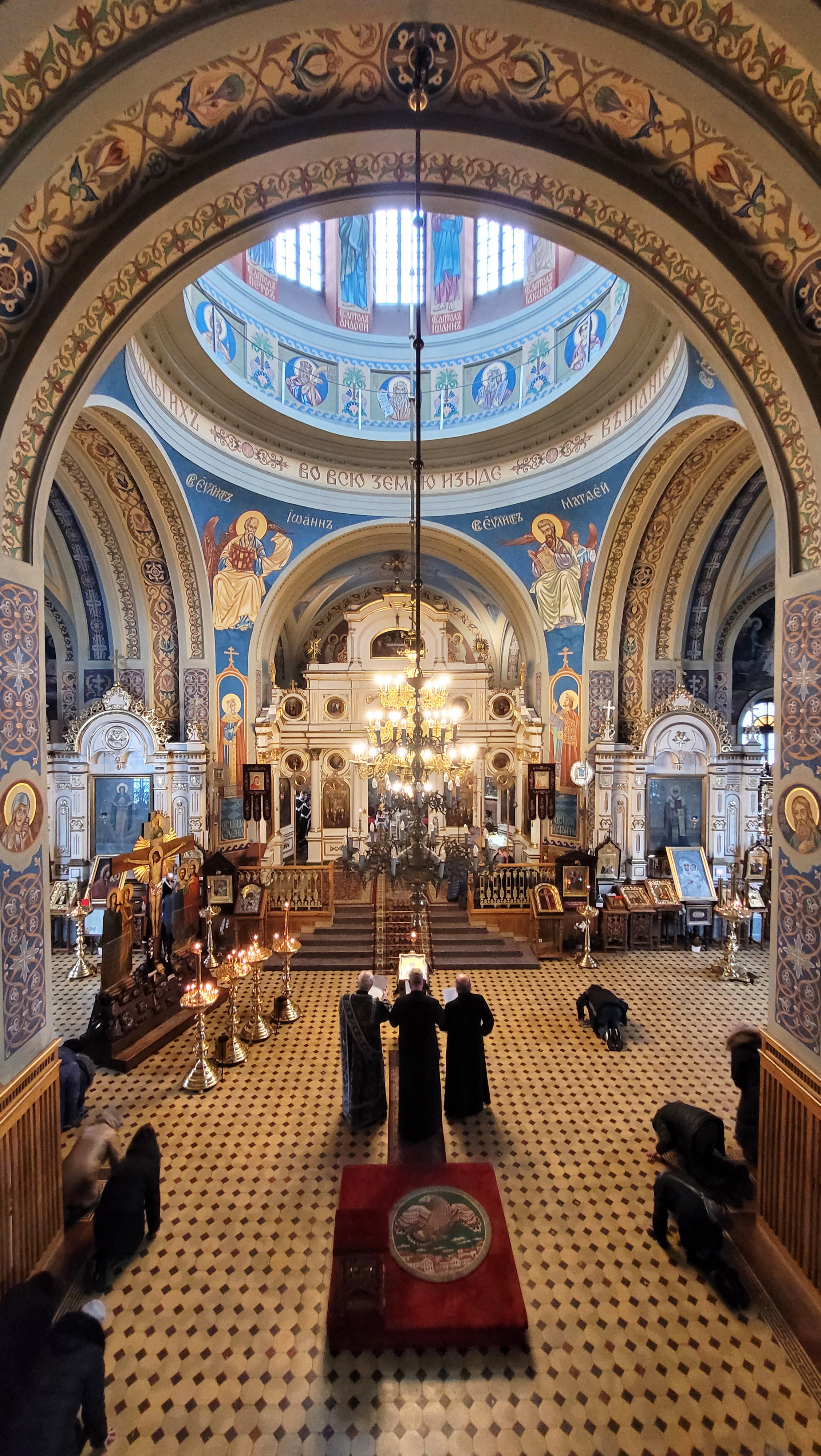 The first Liturgy of the Presanctified Gifts in St. Nicholas Cathedral in Białystok, 2022