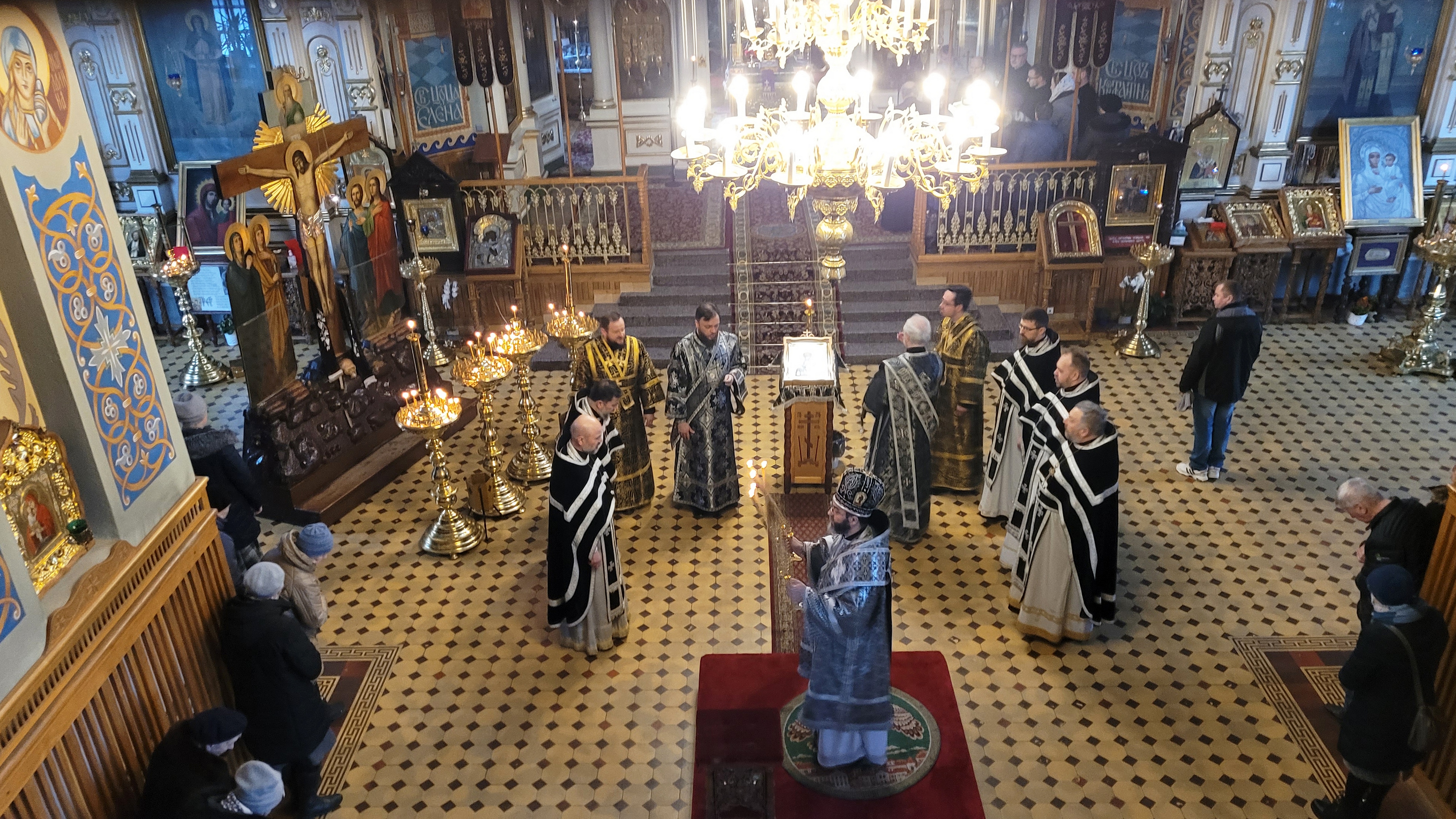The first Liturgy of the Presanctified Gifts in St. Nicholas Cathedral in Białystok, 2022