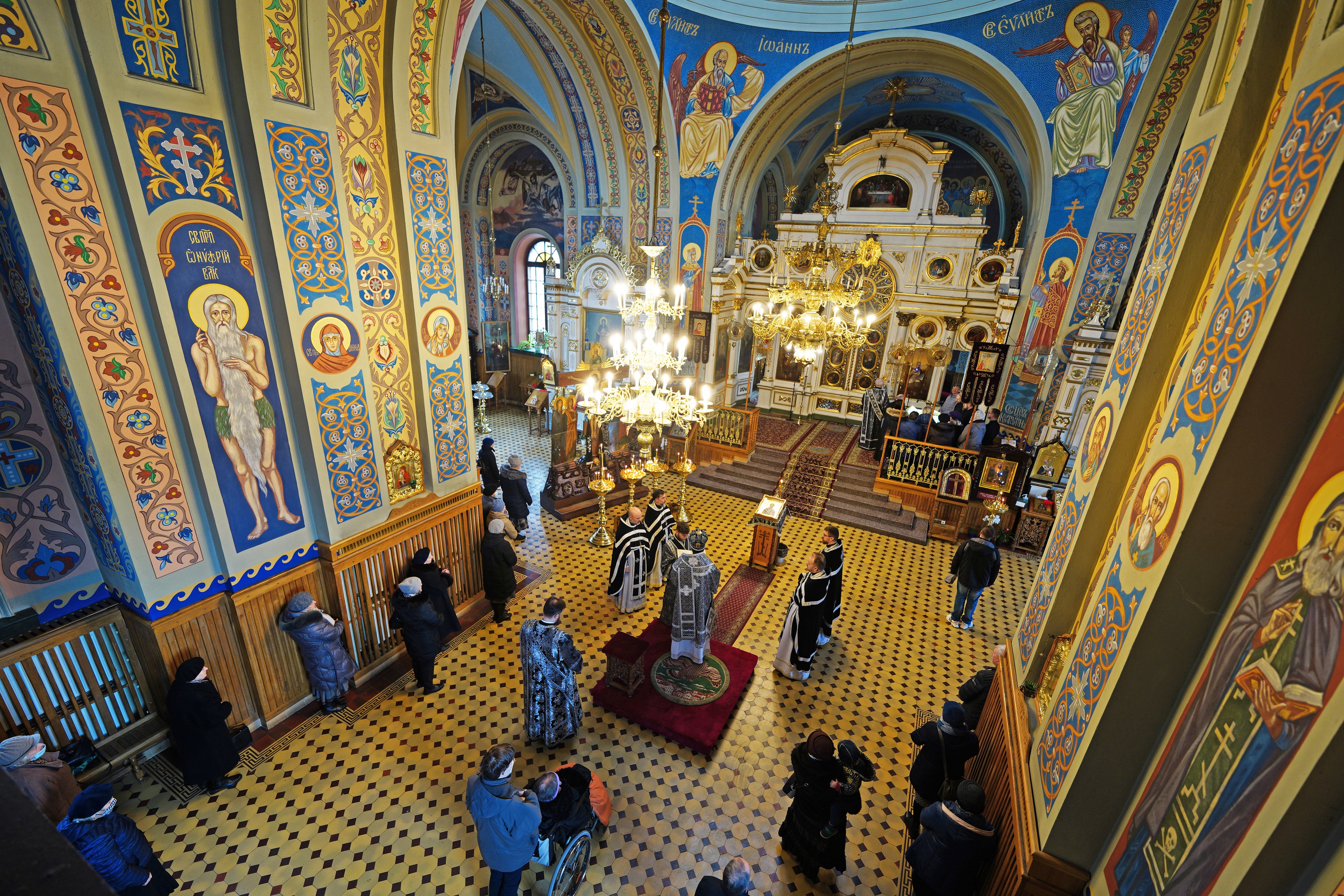 The first Liturgy of the Presanctified Gifts in St. Nicholas Cathedral in Białystok, 2022