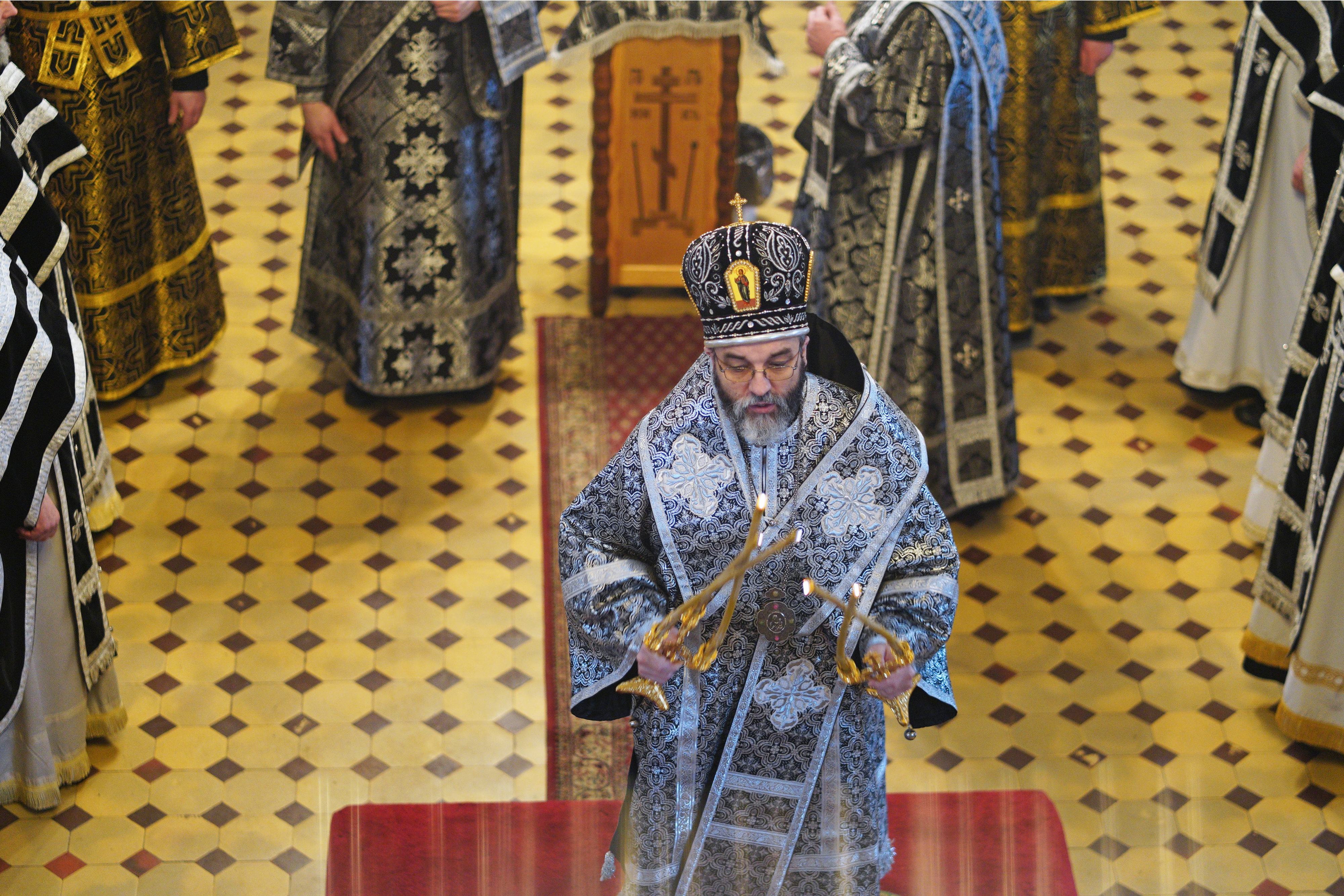 The first Liturgy of the Presanctified Gifts in St. Nicholas Cathedral in Białystok, 2022