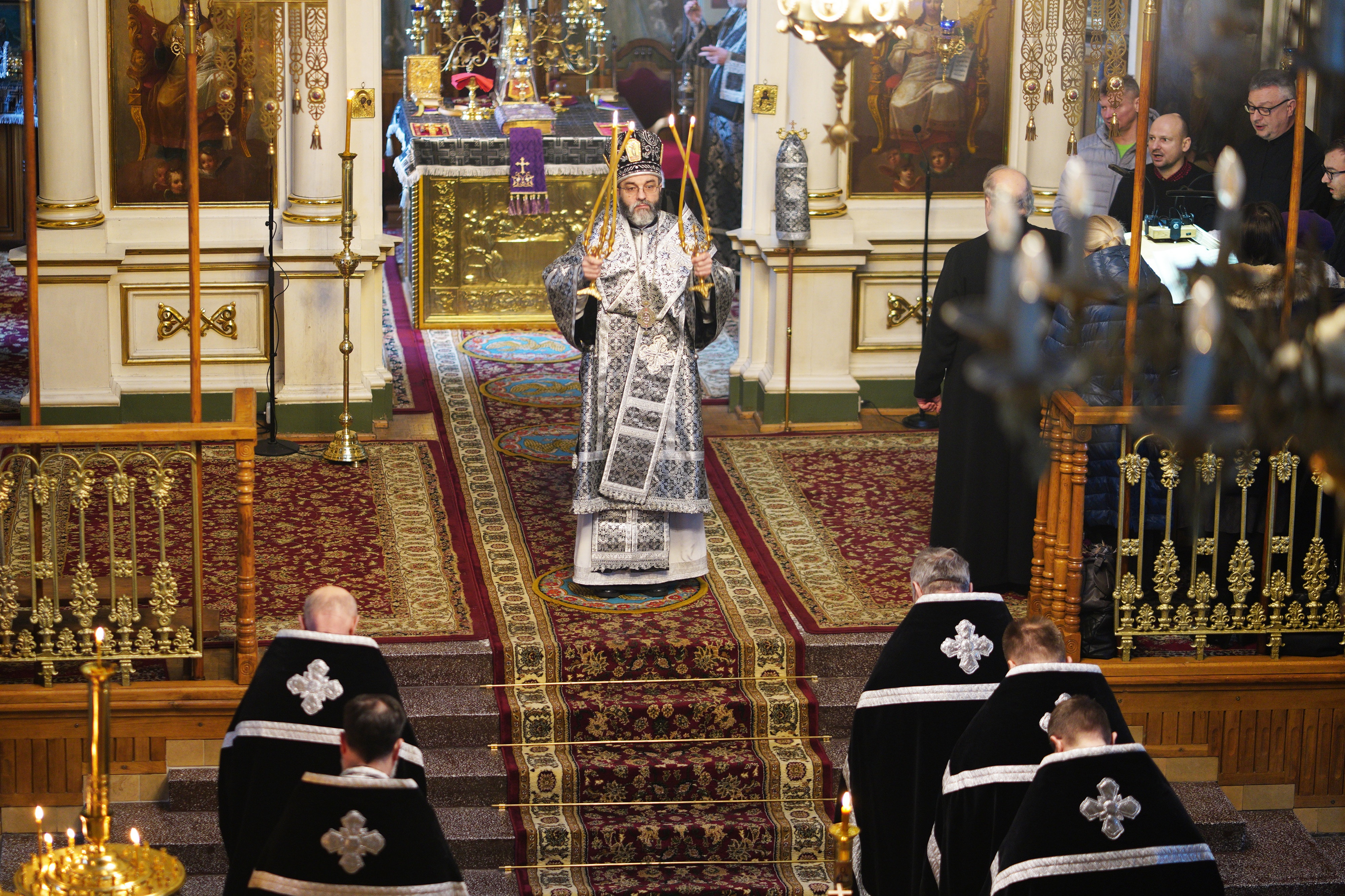 The first Liturgy of the Presanctified Gifts in St. Nicholas Cathedral in Białystok, 2022