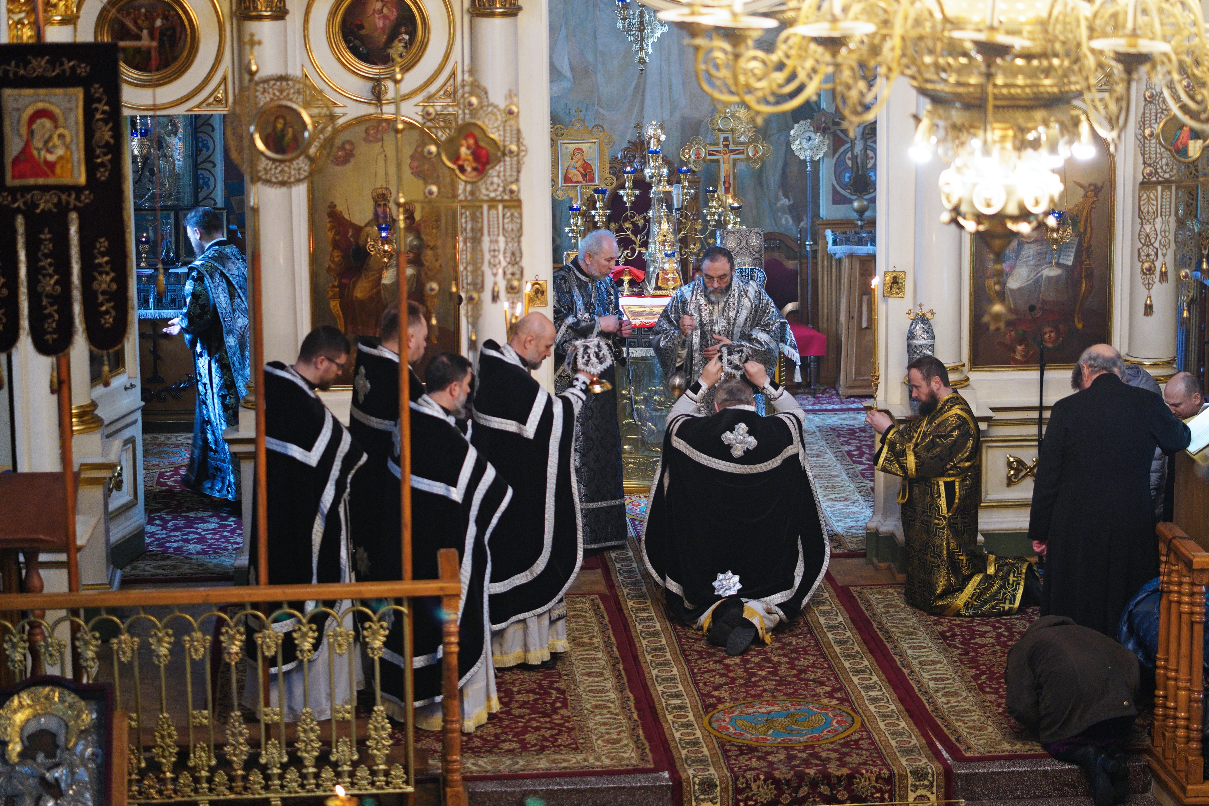 The first Liturgy of the Presanctified Gifts in St. Nicholas Cathedral in Białystok, 2022