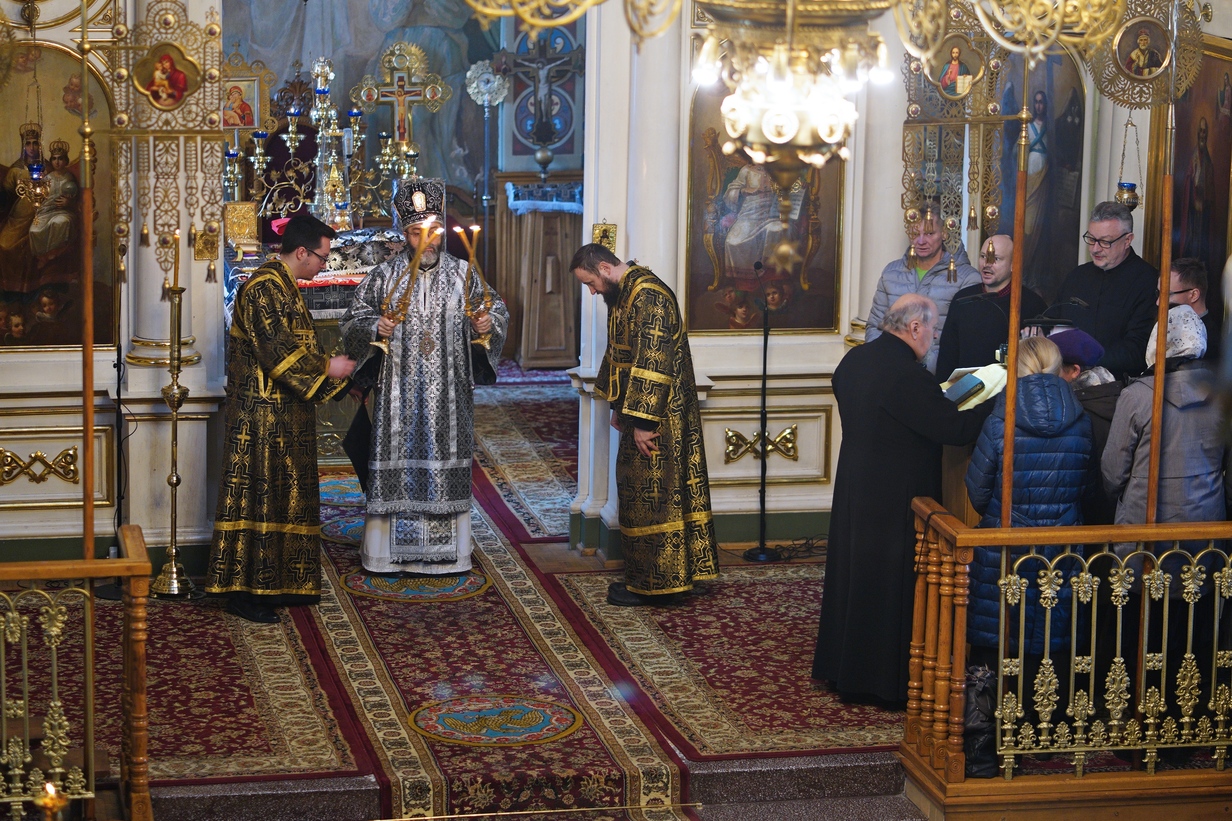 The first Liturgy of the Presanctified Gifts in St. Nicholas Cathedral in Białystok, 2022