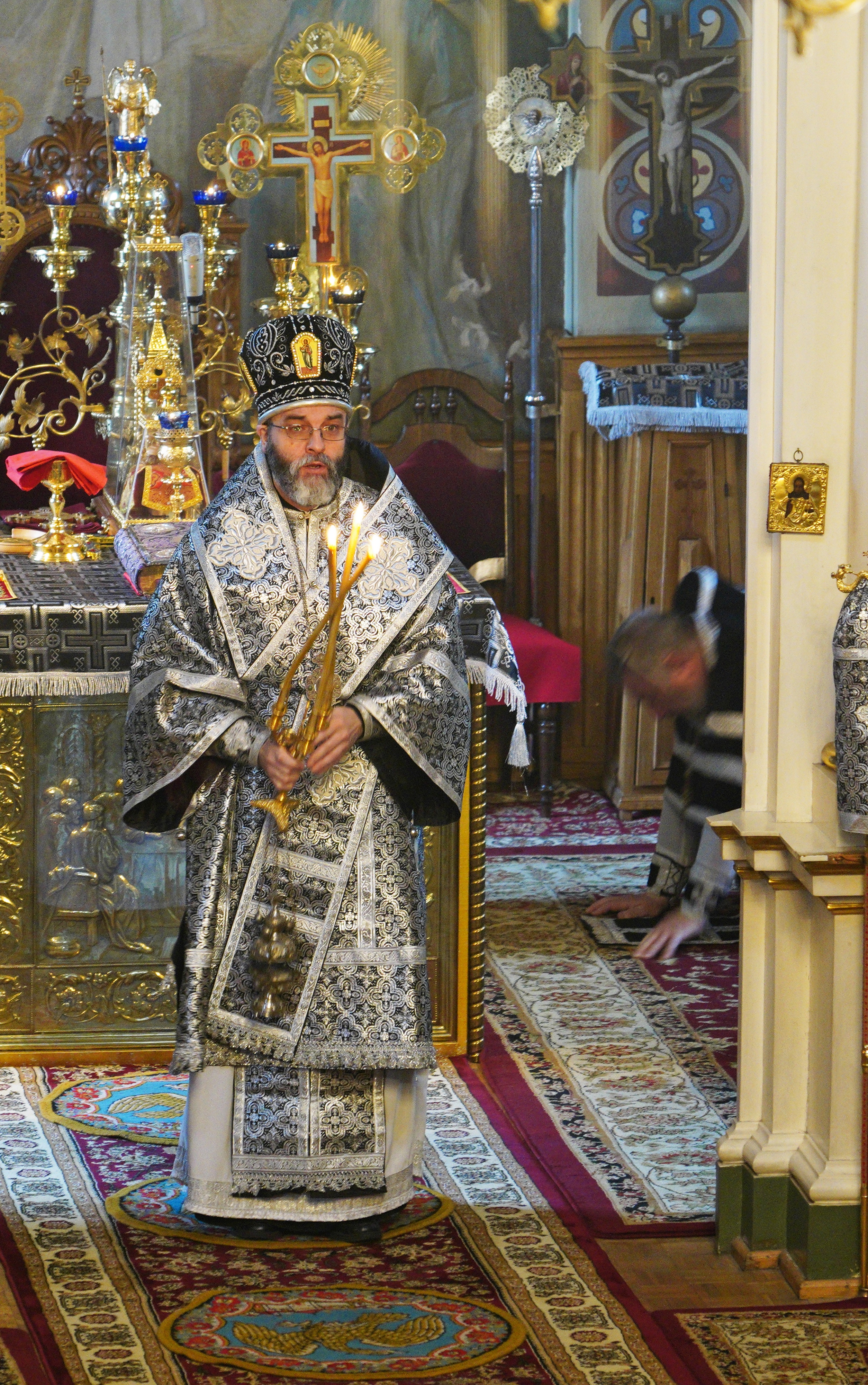The first Liturgy of the Presanctified Gifts in St. Nicholas Cathedral in Białystok, 2022