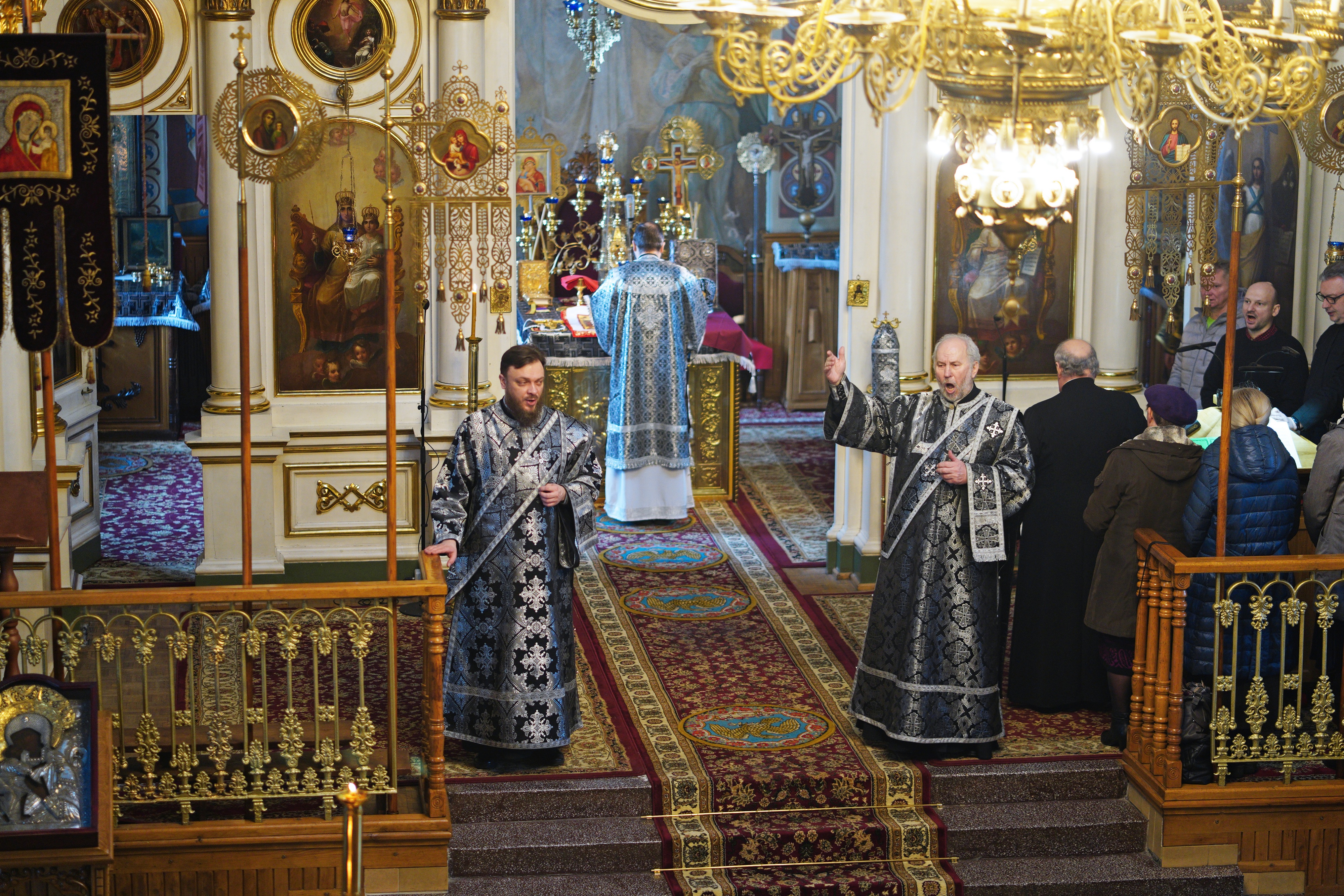 The first Liturgy of the Presanctified Gifts in St. Nicholas Cathedral in Białystok, 2022