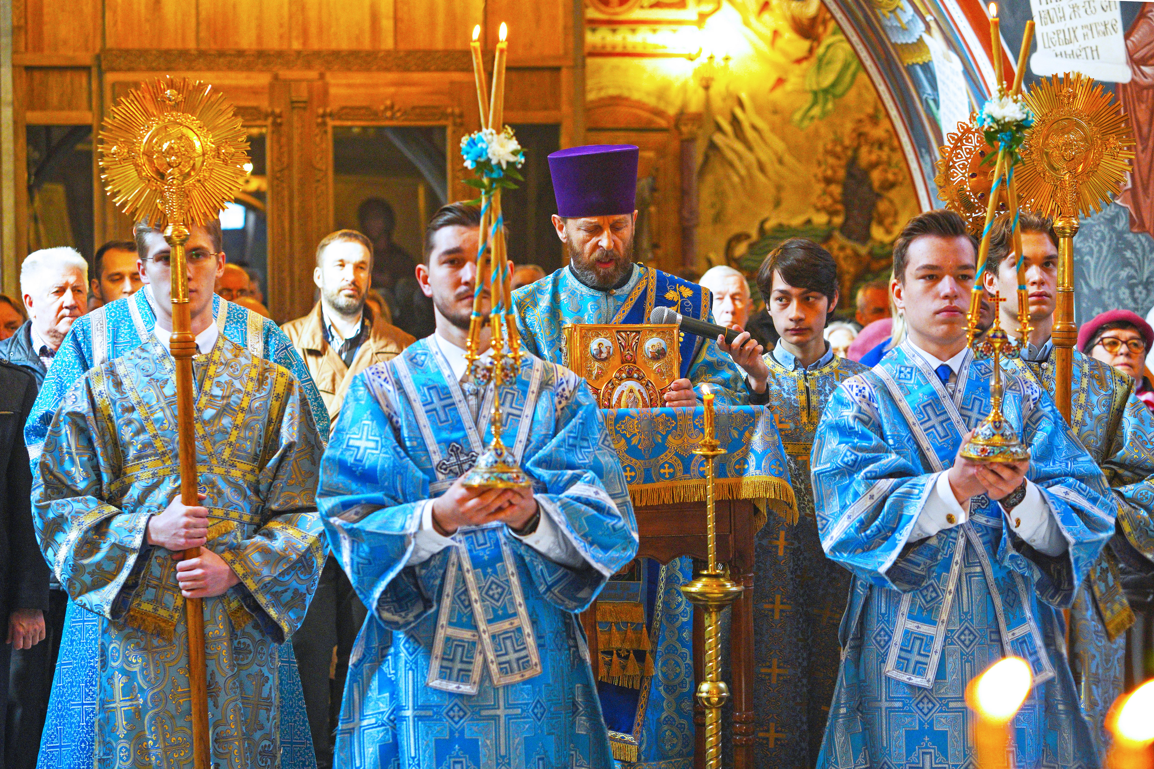 Annunciation feast in Supraśl Monastery