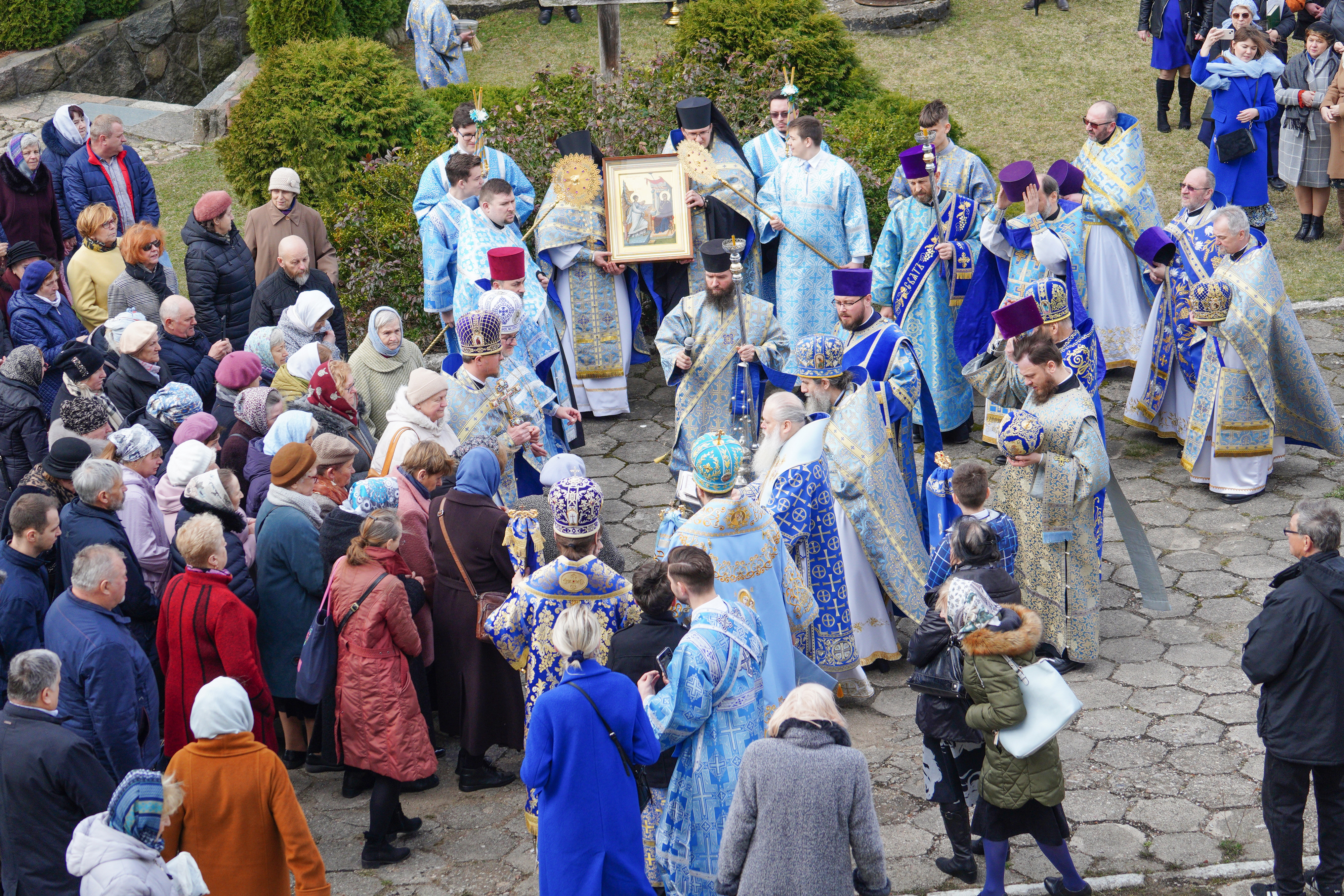 Annunciation feast in Supraśl Monastery