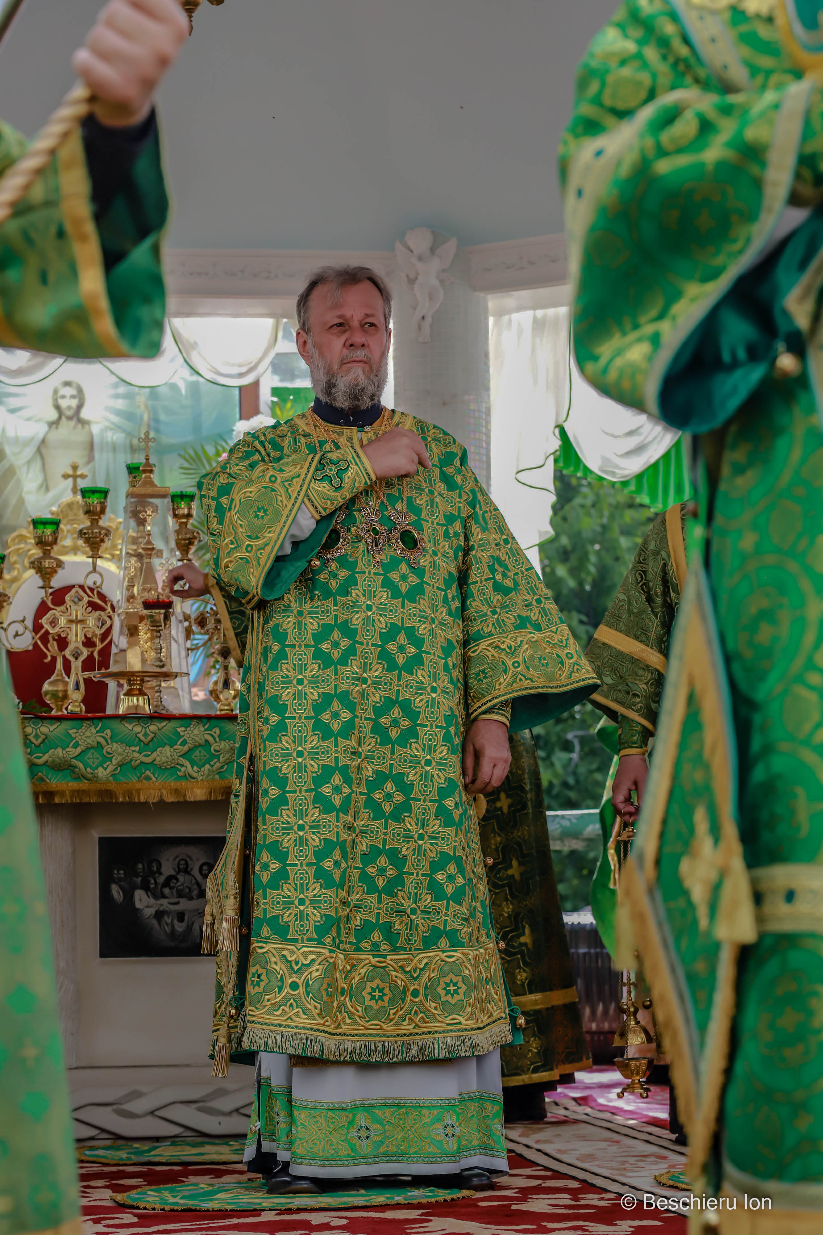 Liturghie praznicală la Mănăstirea Cușelăuca