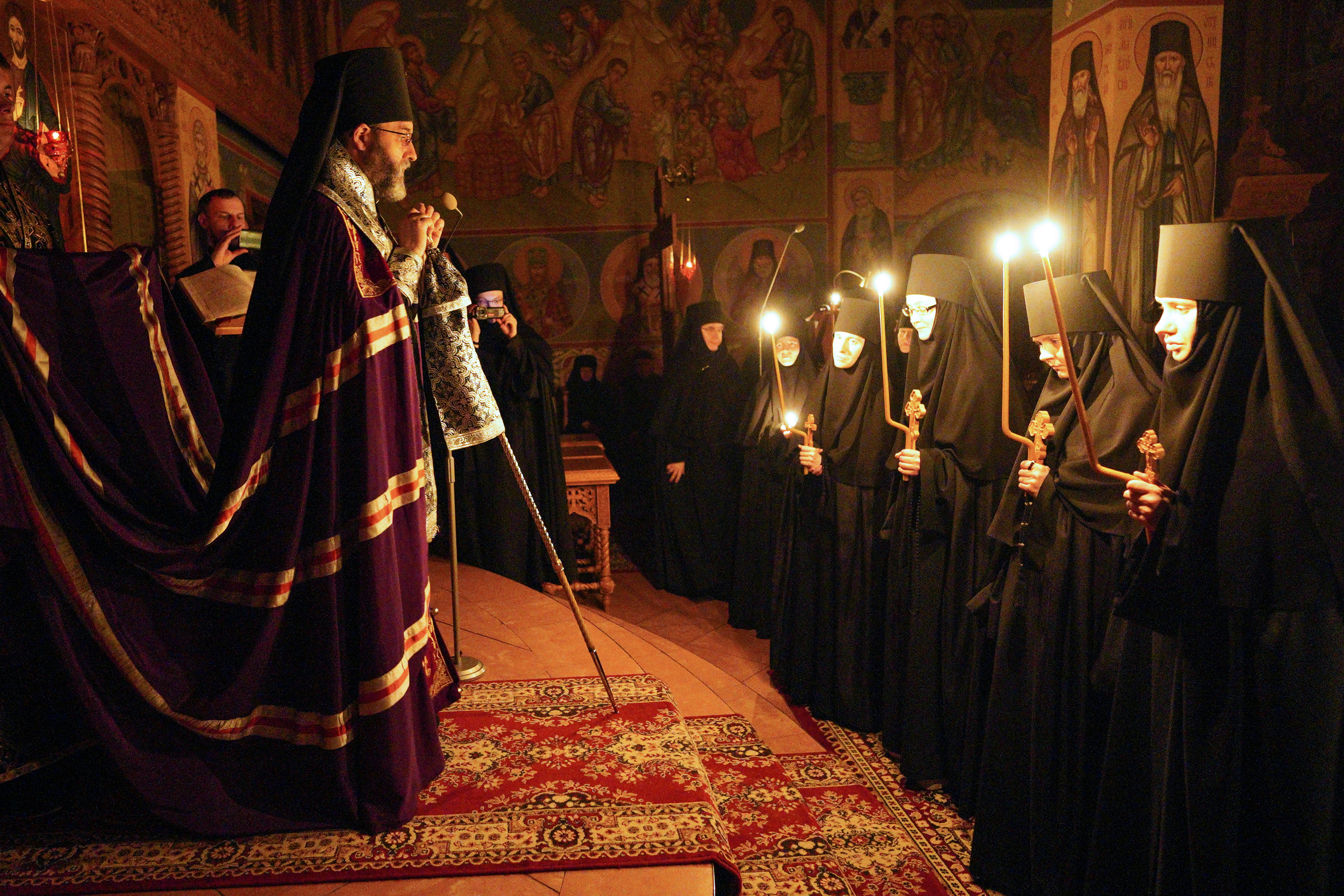 The monastic tonsure in Zwierki Convent