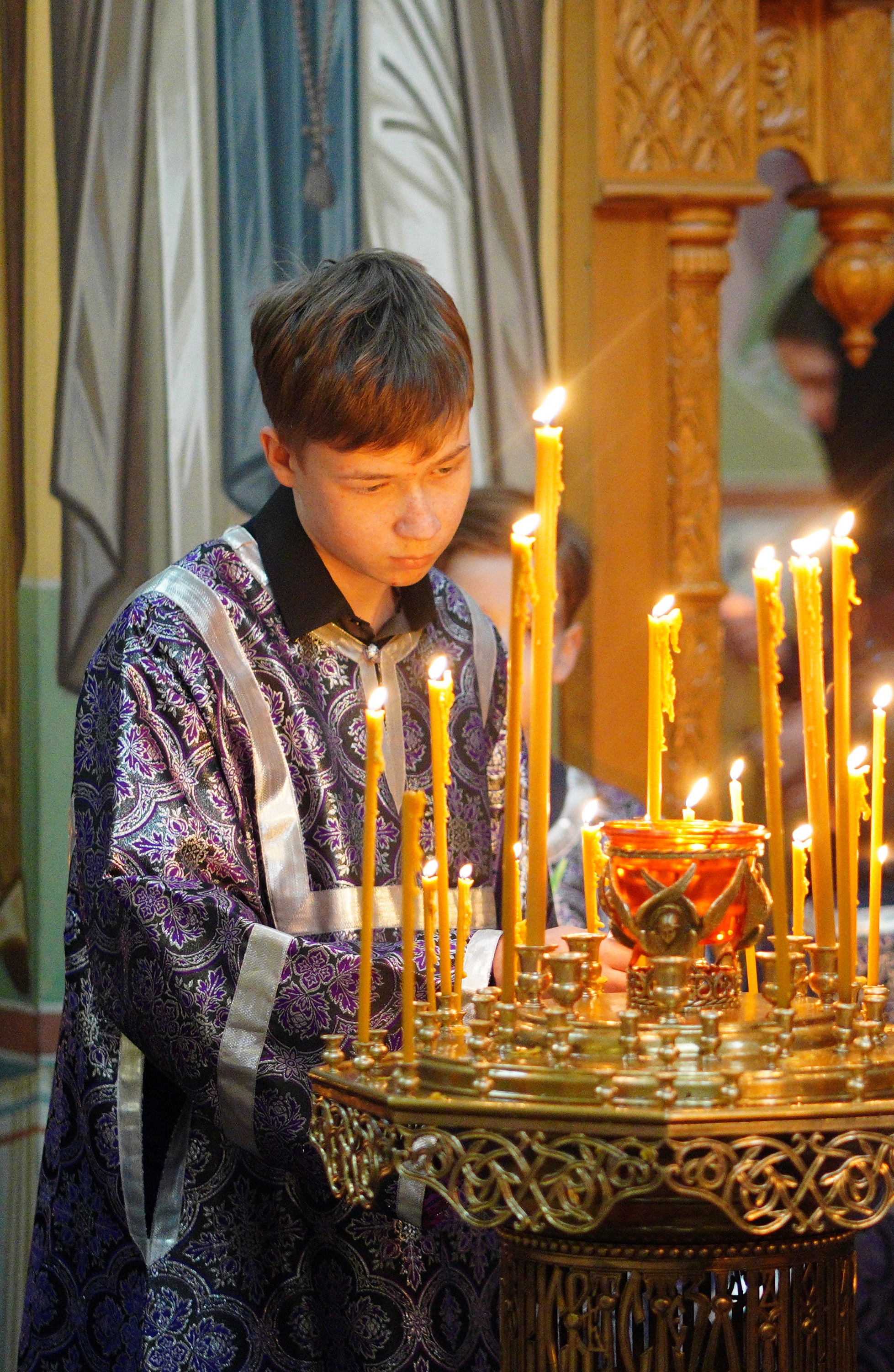 The reading of Twelve Gospels in Zwierki Convent