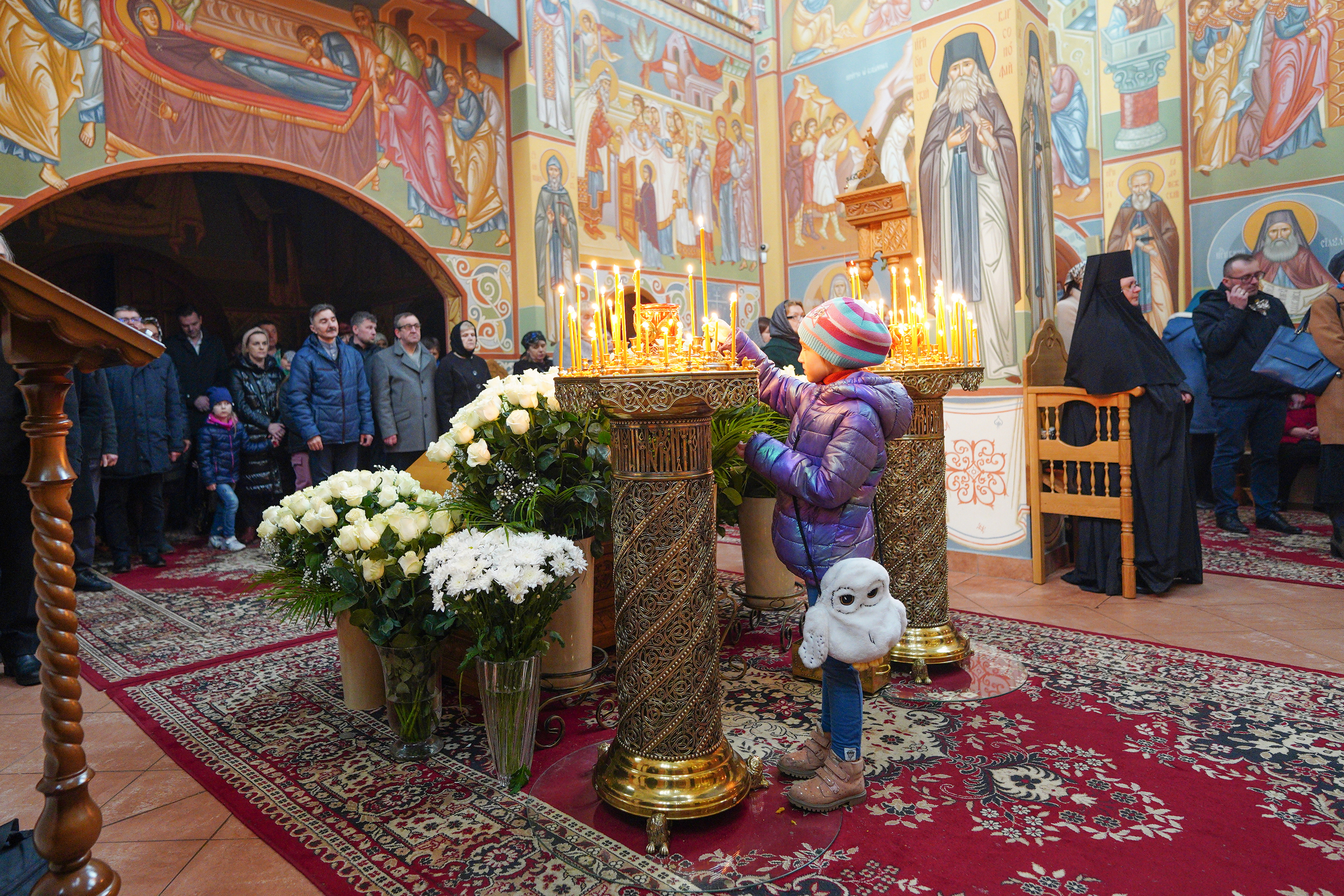 The vespers with taking out of the Epitaphios in Zwierki Convent