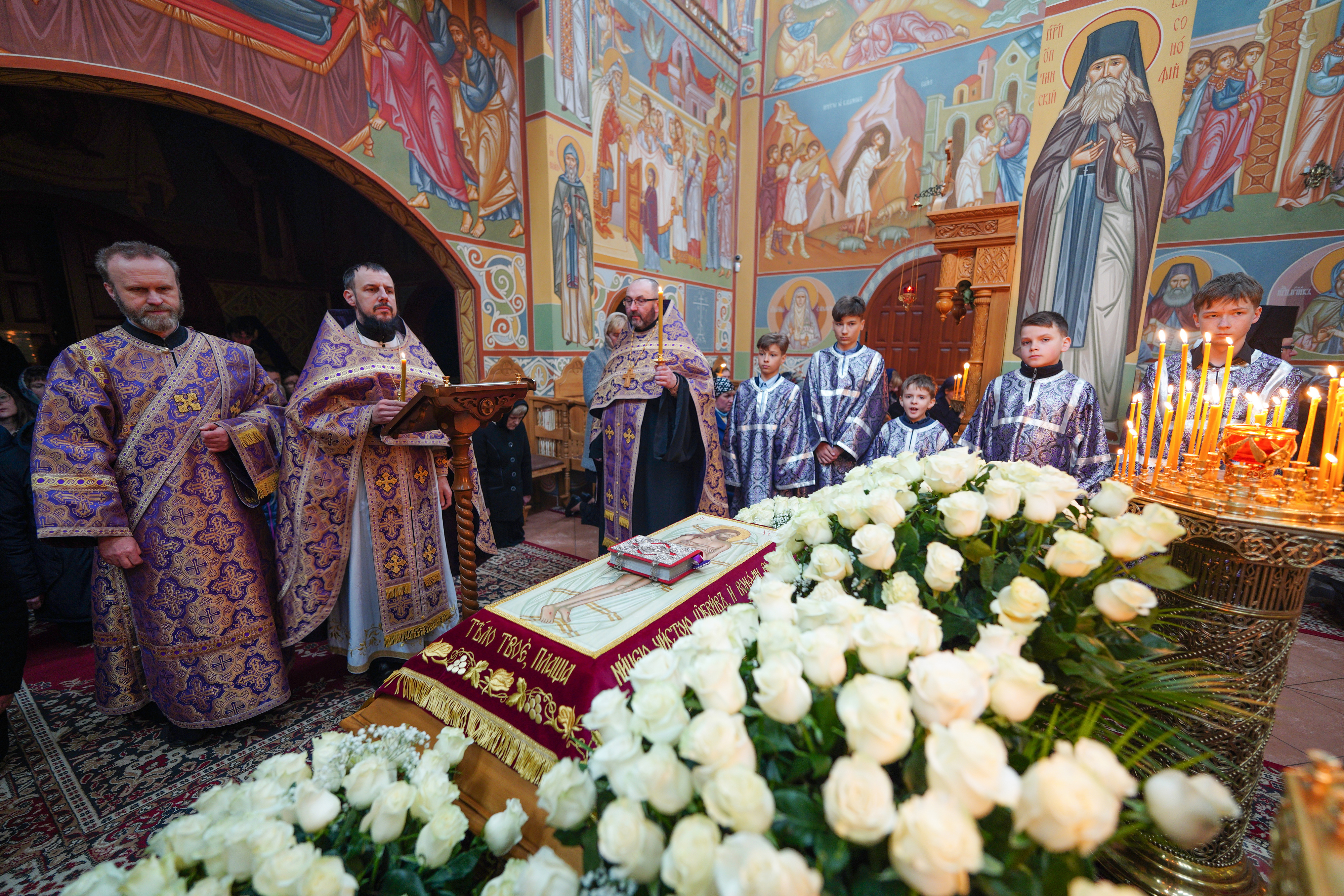 The vespers with taking out of the Epitaphios in Zwierki Convent
