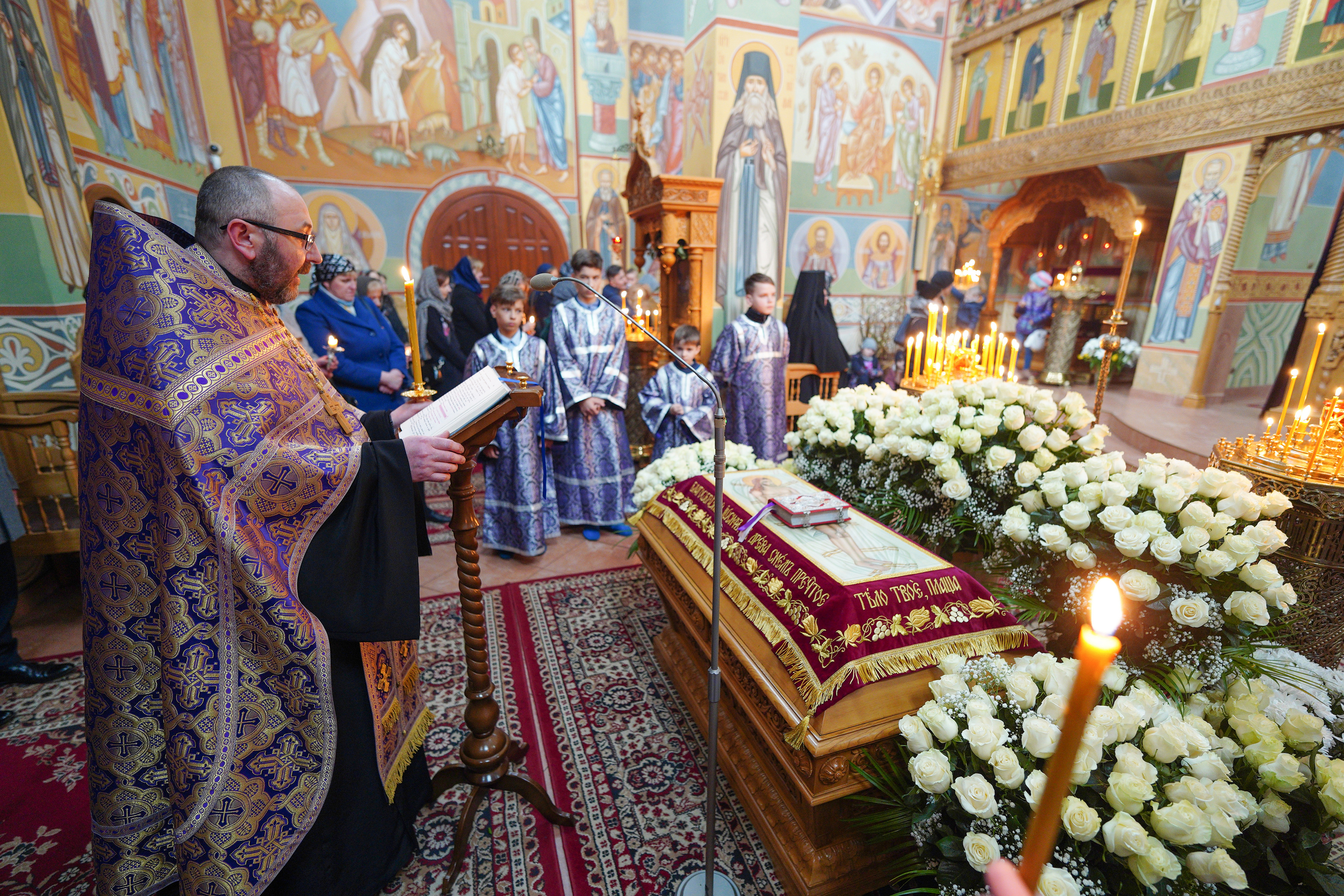 The vespers with taking out of the Epitaphios in Zwierki Convent