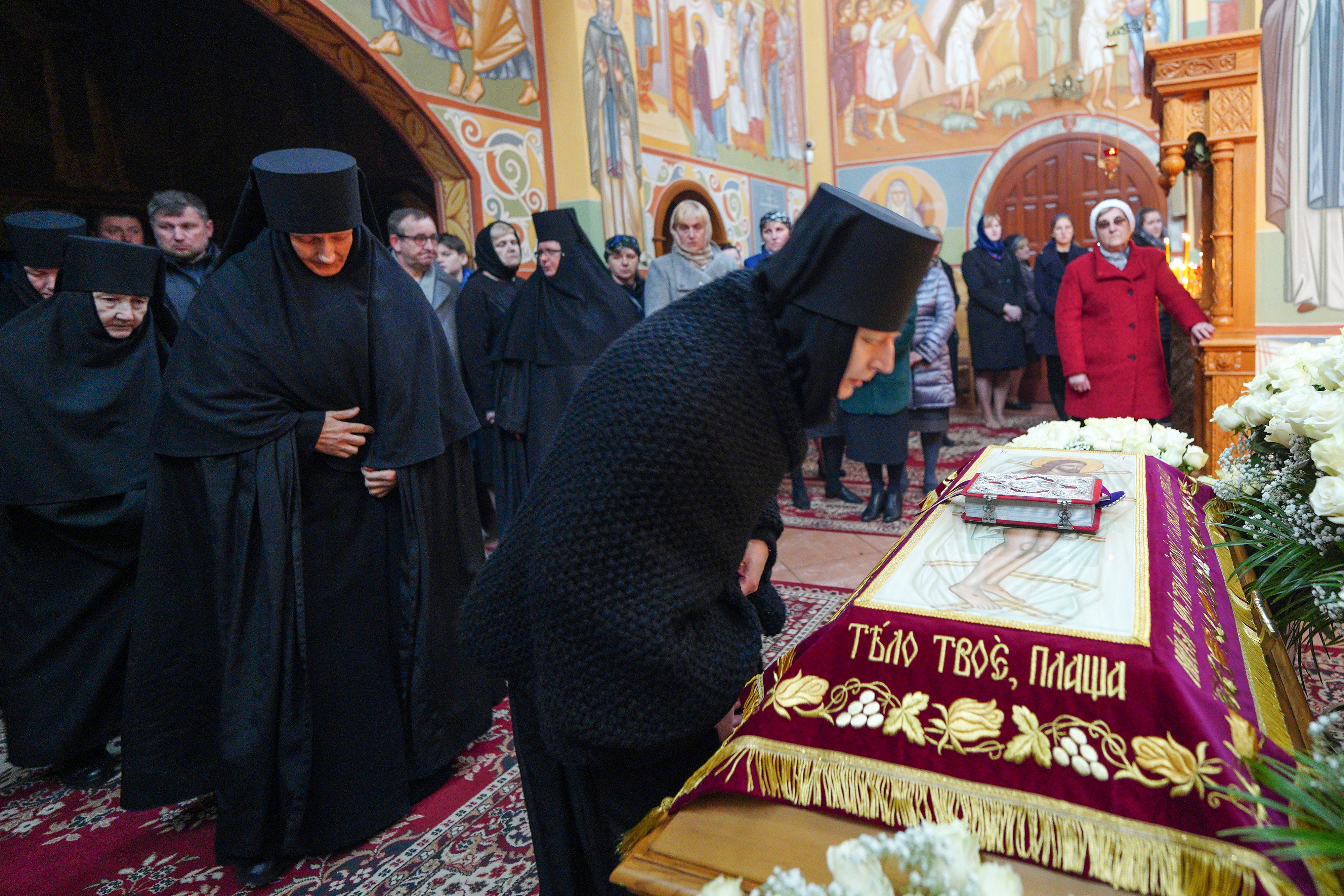 The vespers with taking out of the Epitaphios in Zwierki Convent