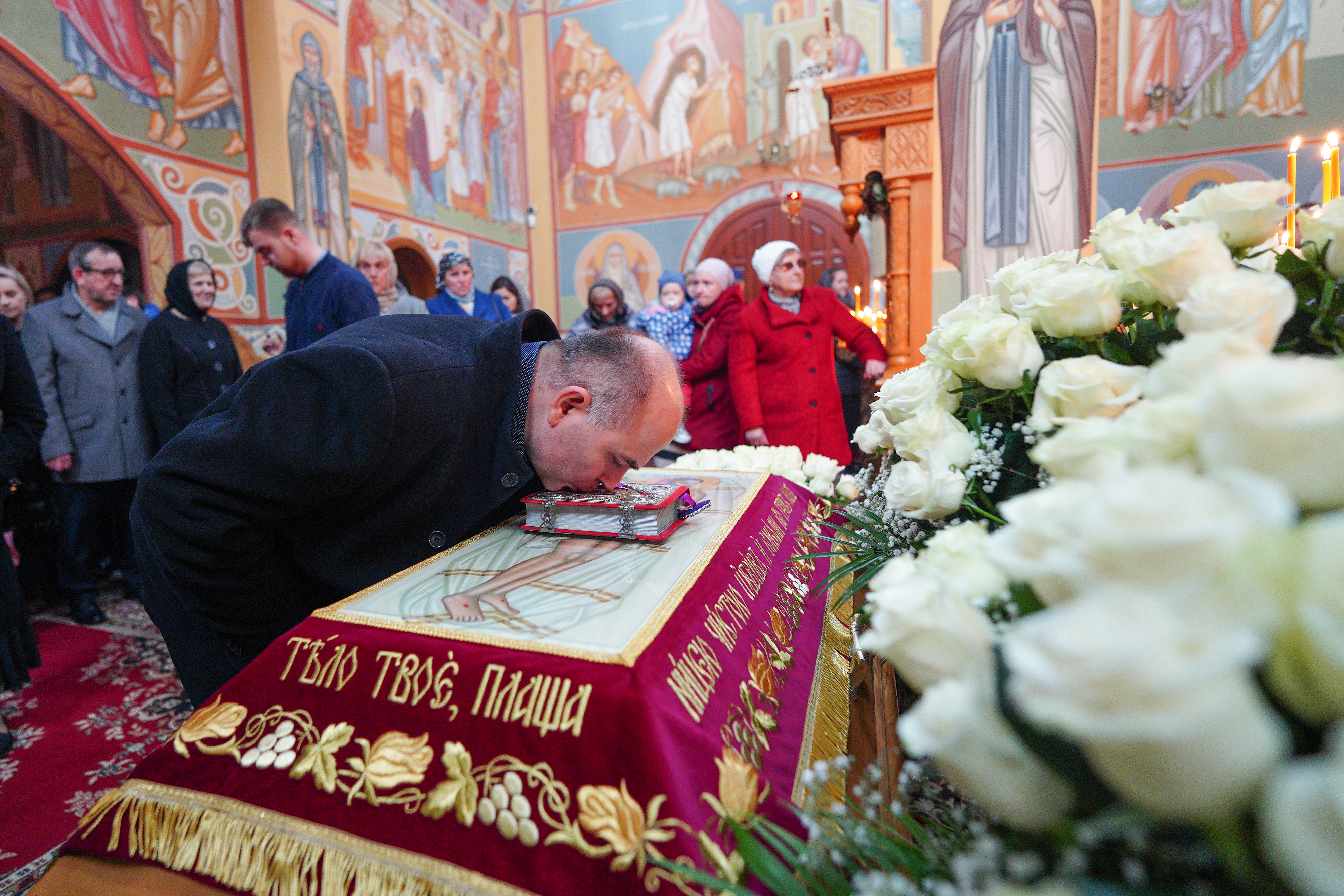 The vespers with taking out of the Epitaphios in Zwierki Convent