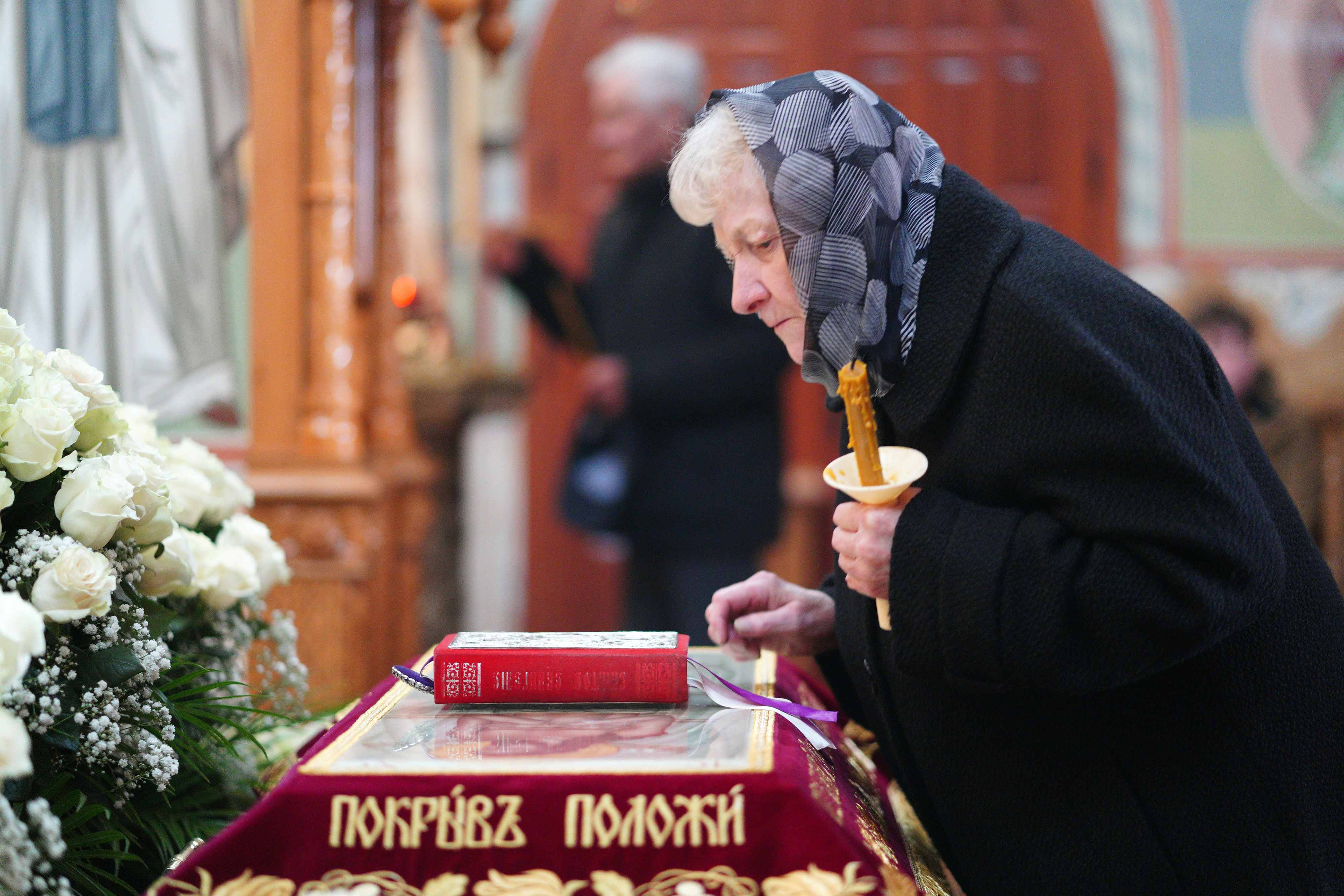 The vespers with taking out of the Epitaphios in Zwierki Convent