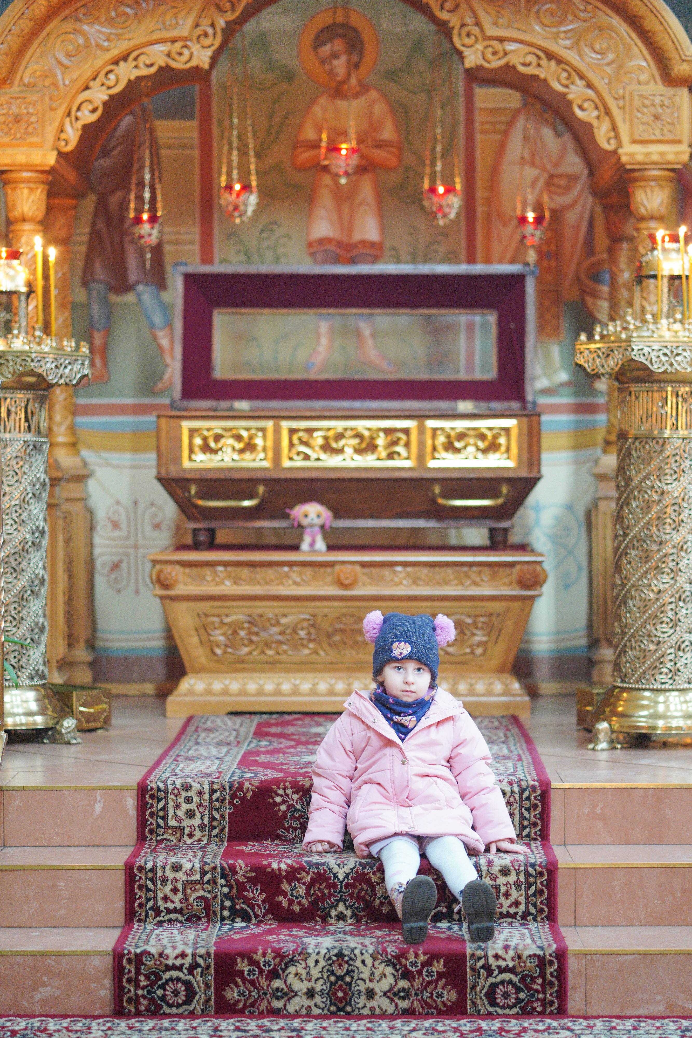 Christ burial service in Zwierki Convent