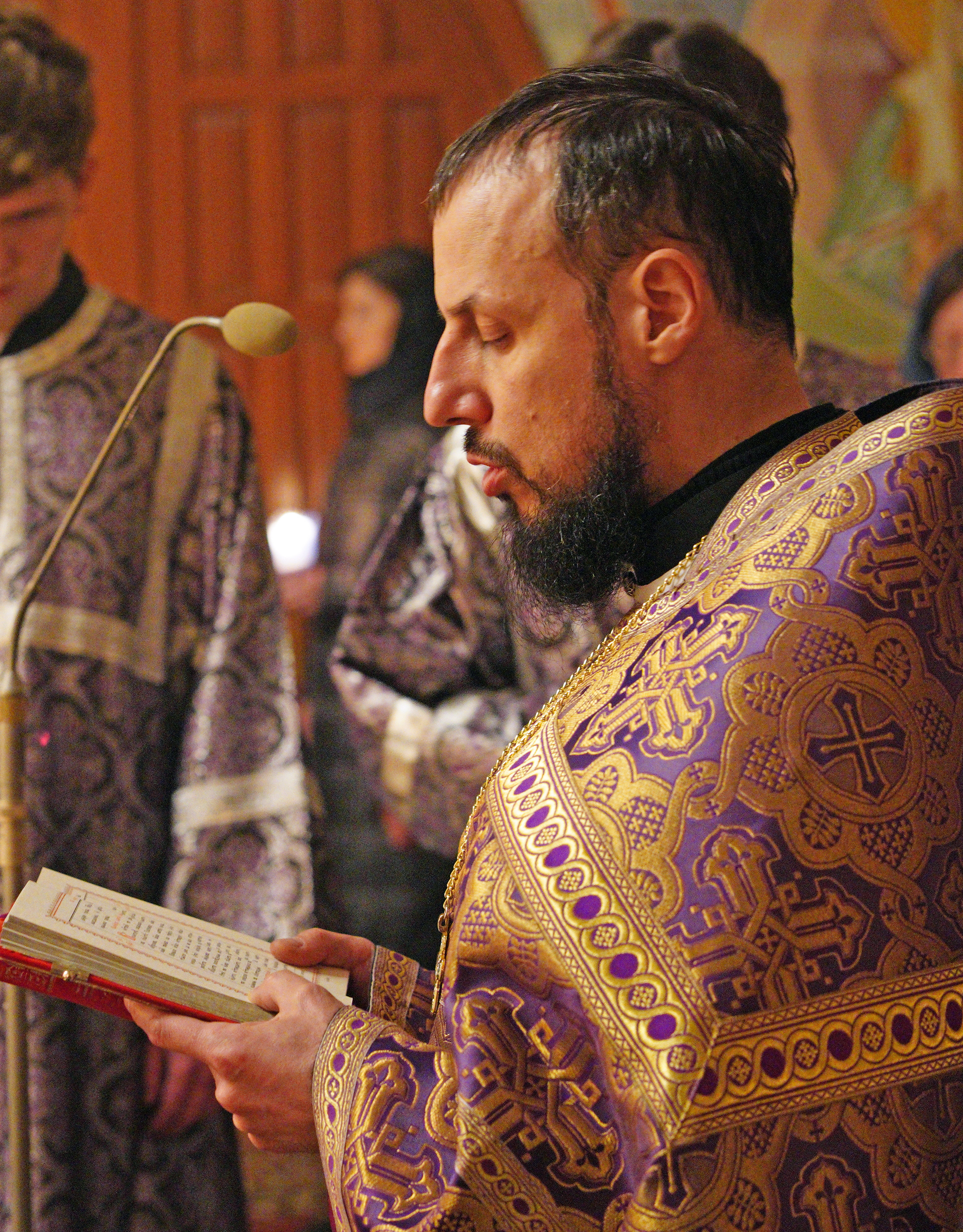 Christ burial service in Zwierki Convent