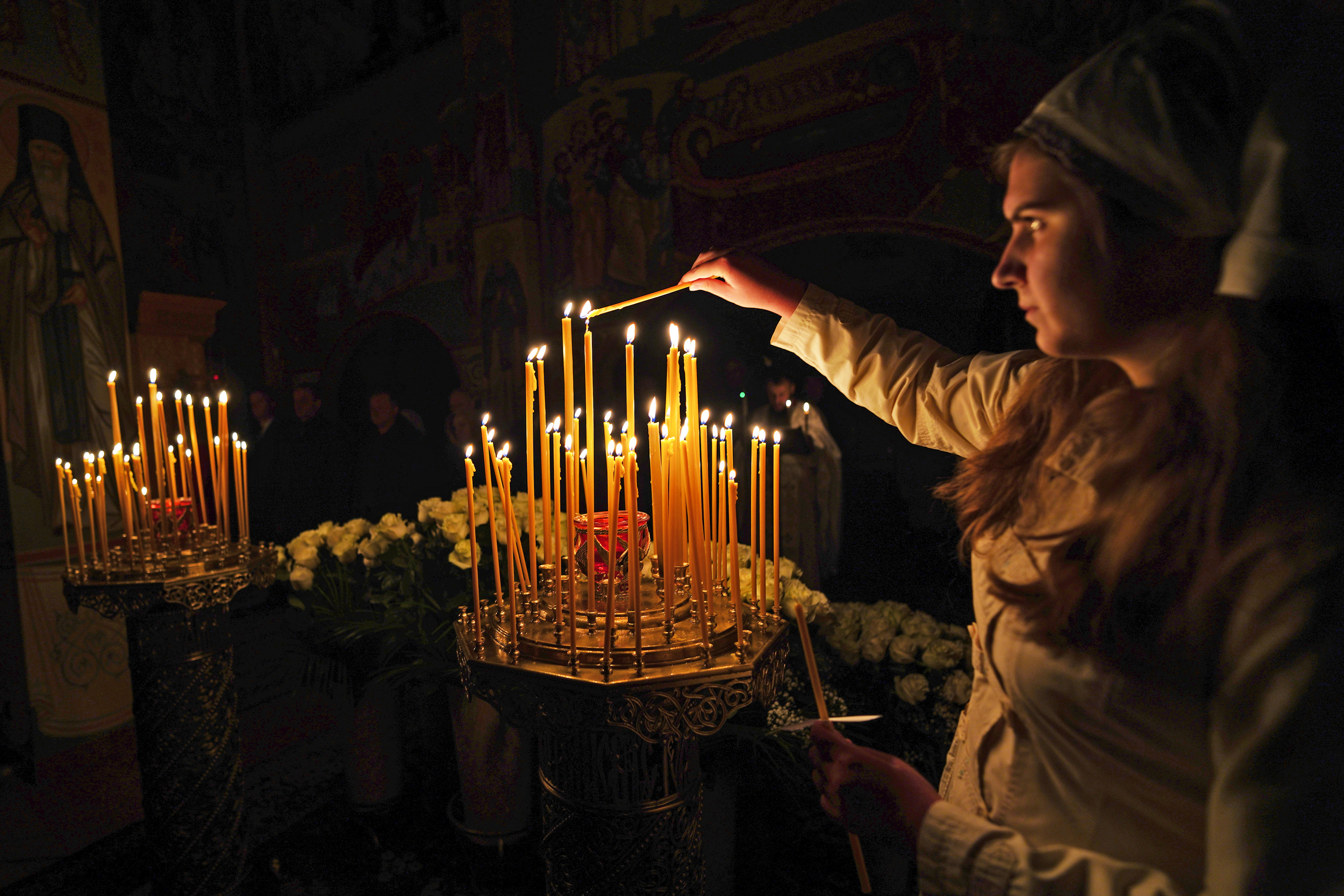 Paschal service in Zwierki Convent