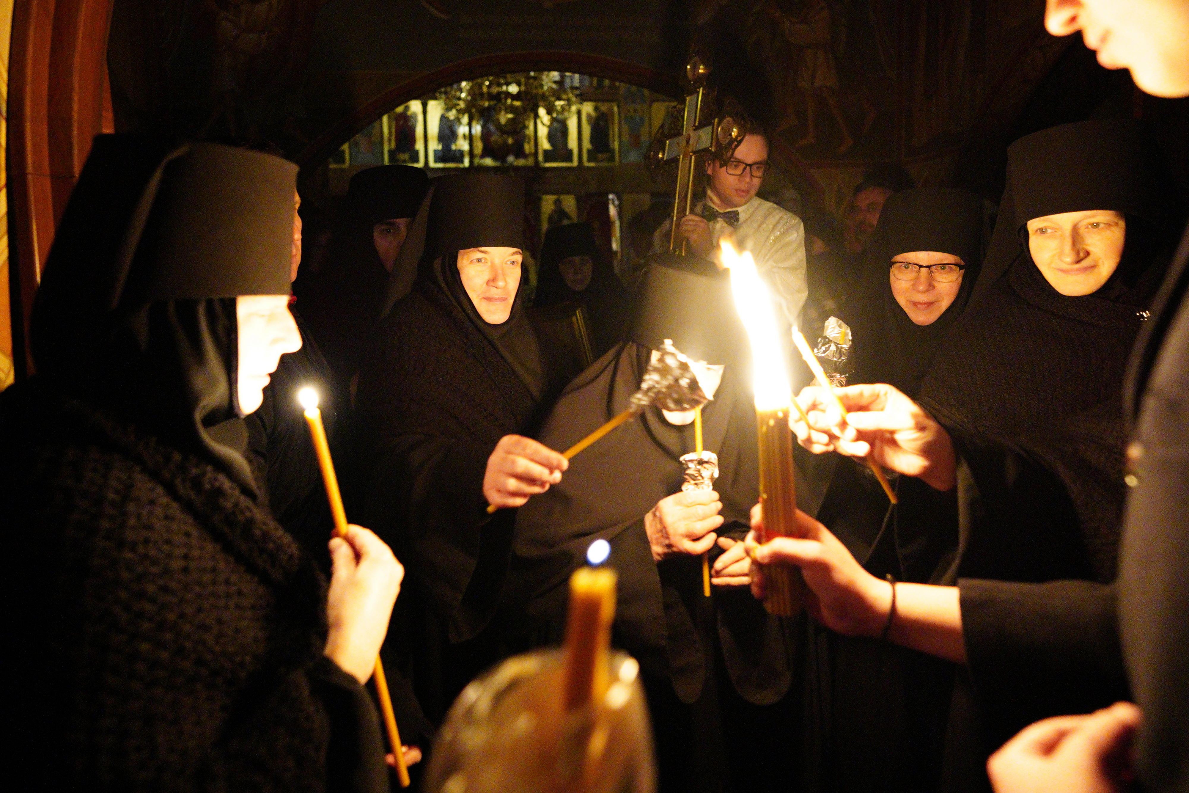 Paschal service in Zwierki Convent