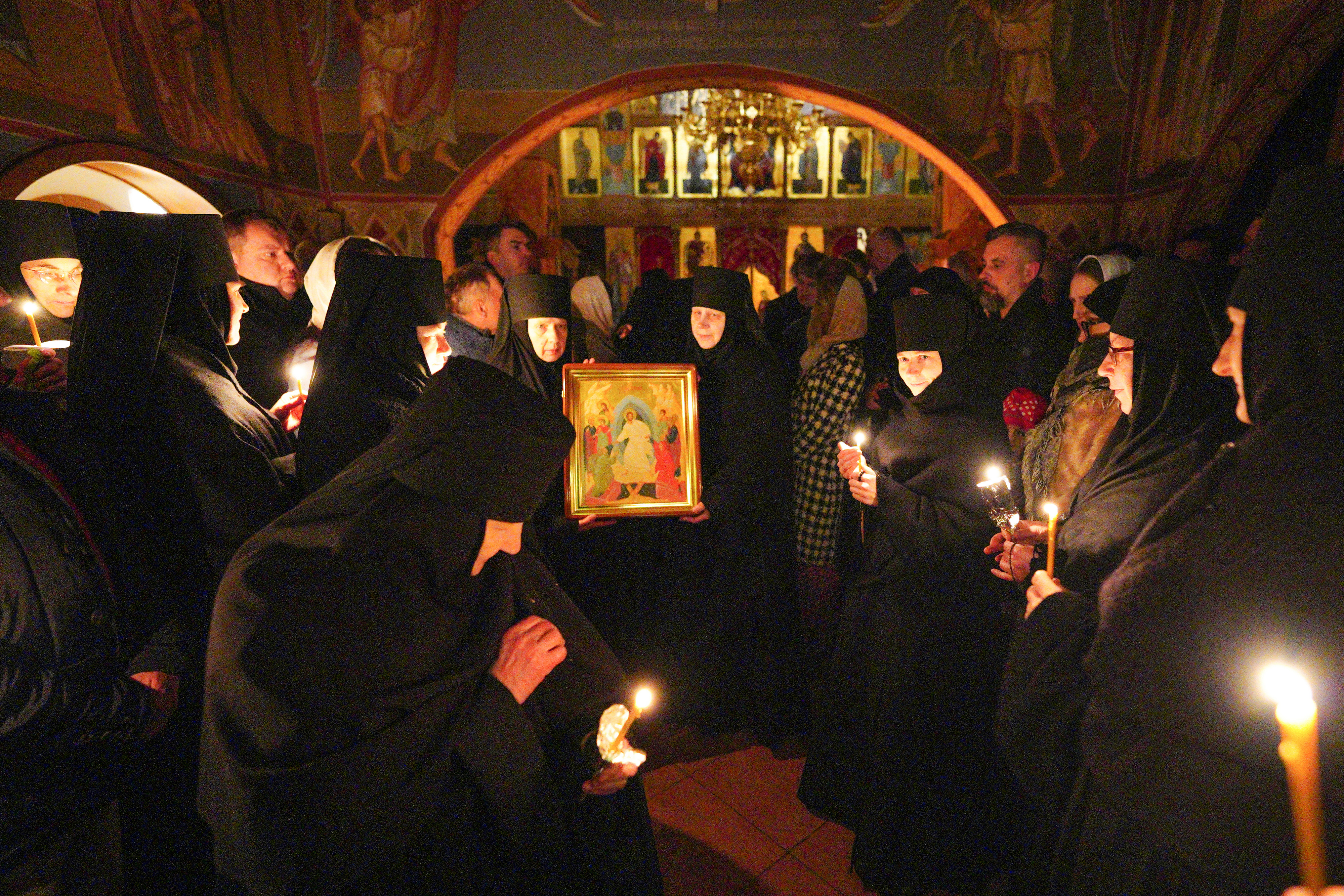 Paschal service in Zwierki Convent