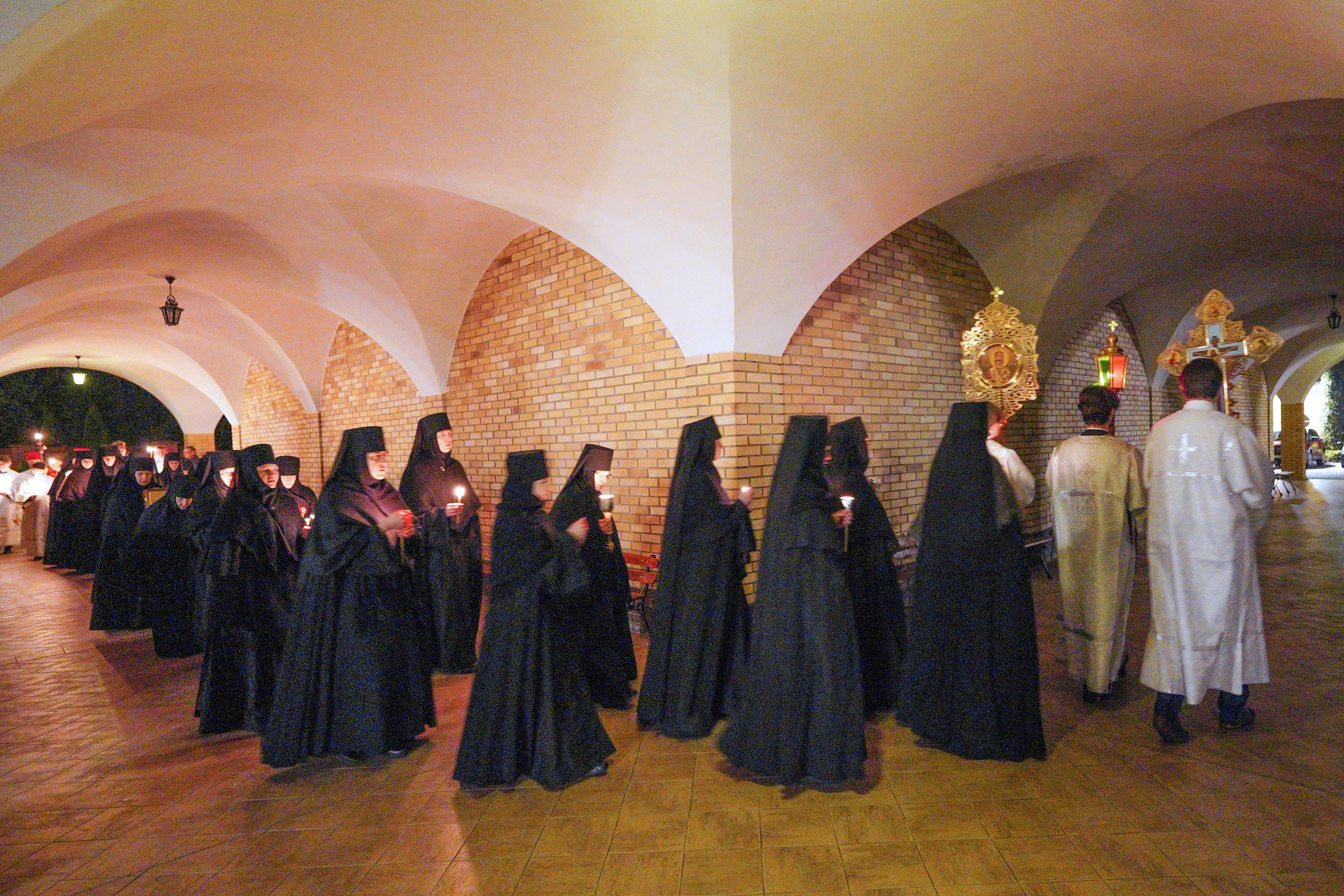 Paschal service in Zwierki Convent