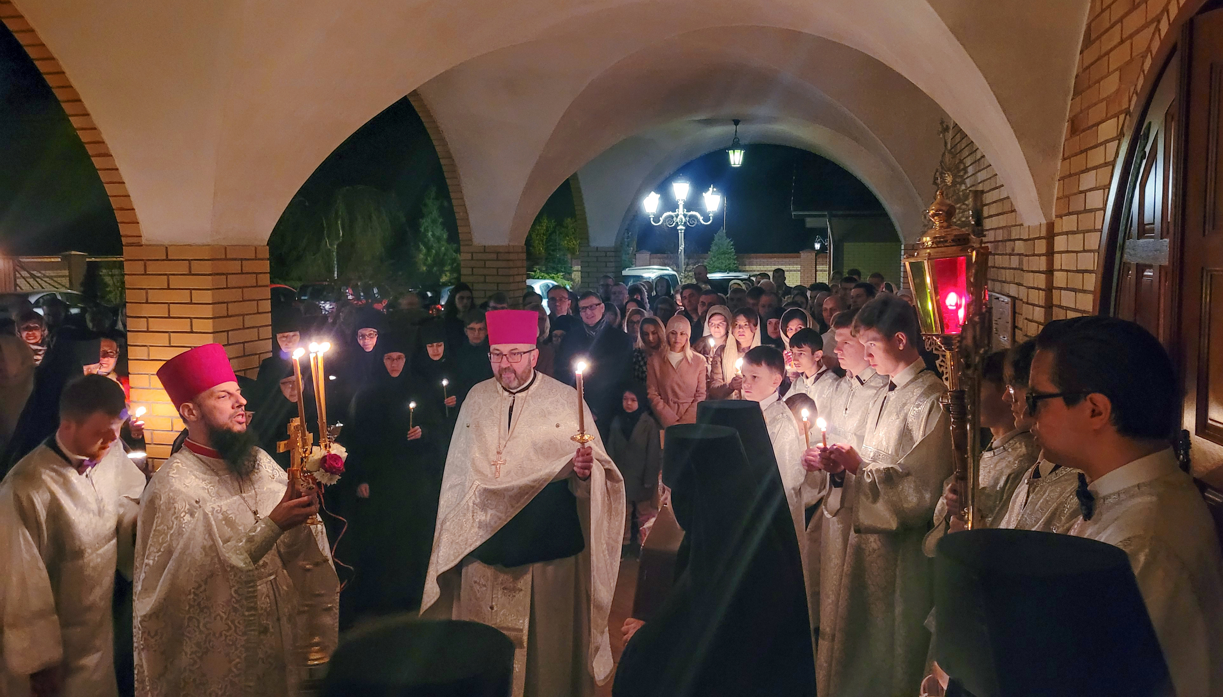 Paschal service in Zwierki Convent