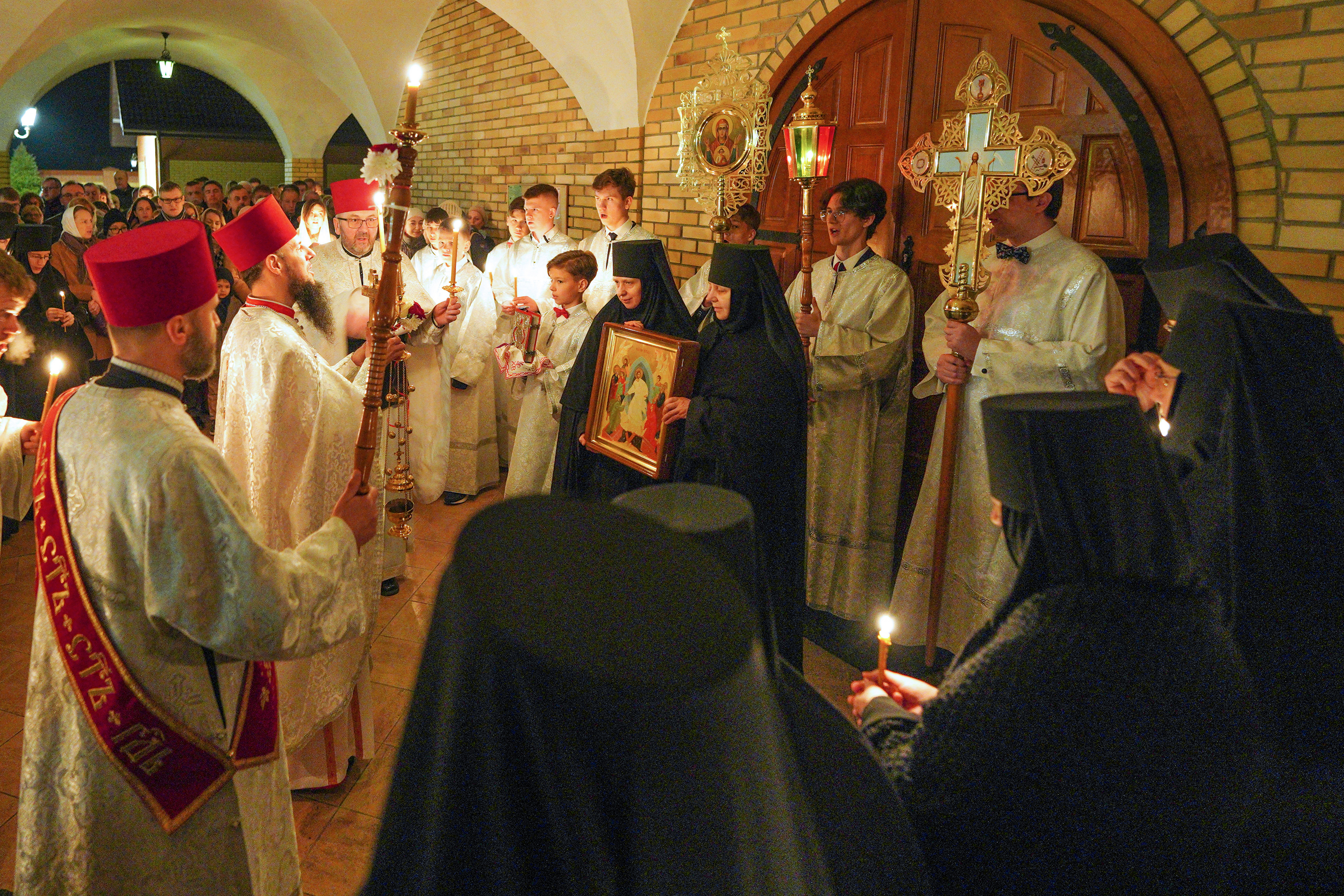 Paschal service in Zwierki Convent