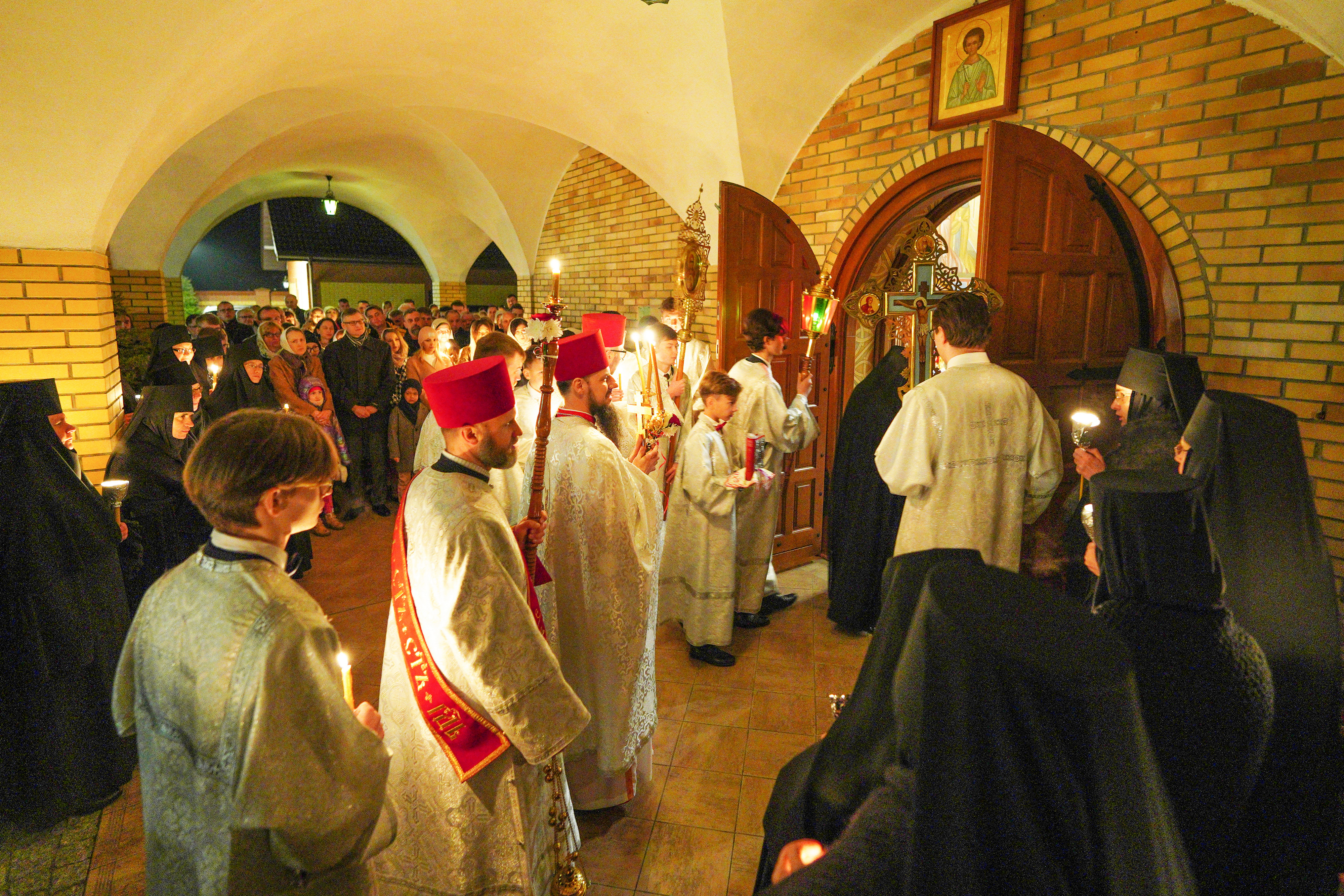 Paschal service in Zwierki Convent