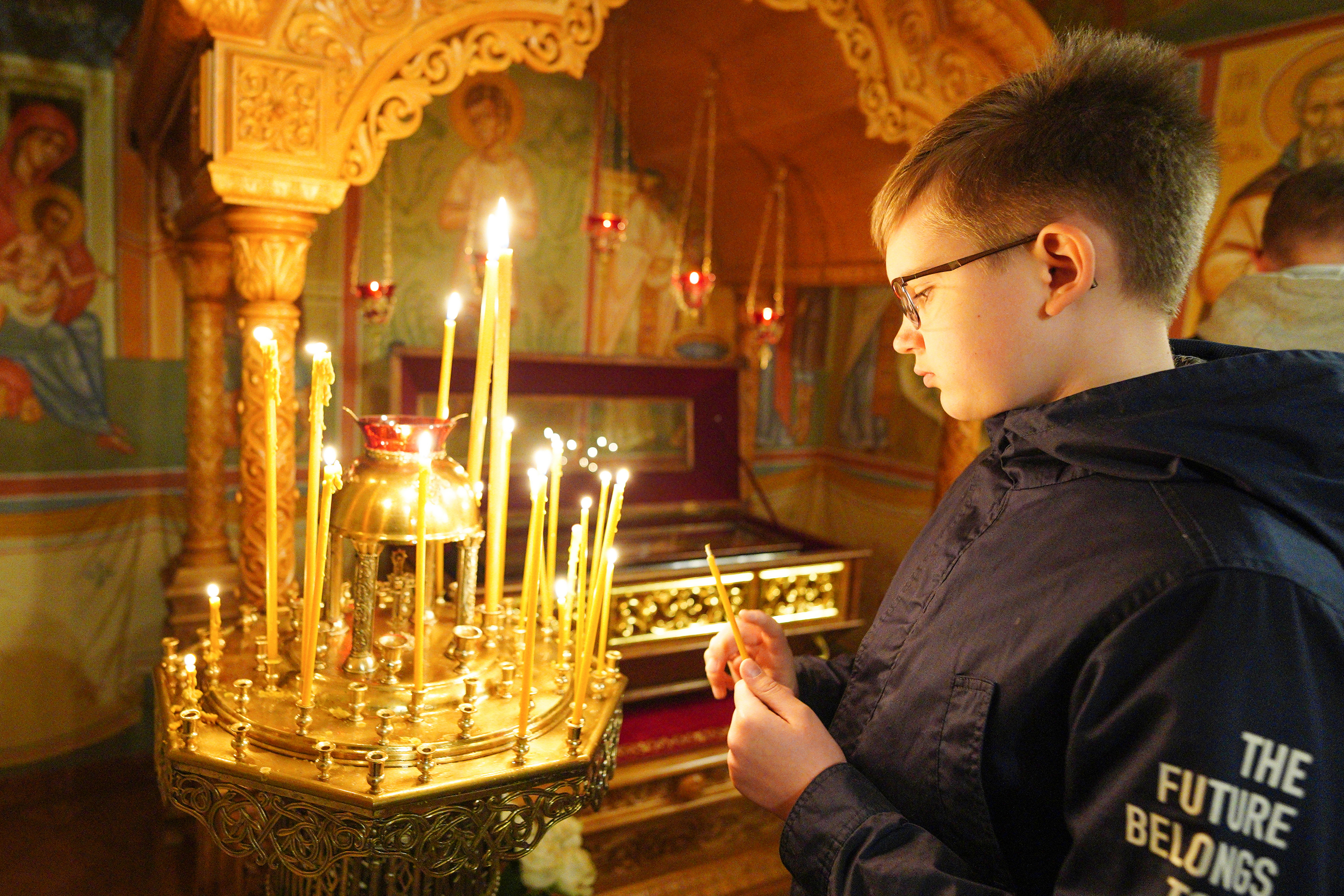 Paschal service in Zwierki Convent