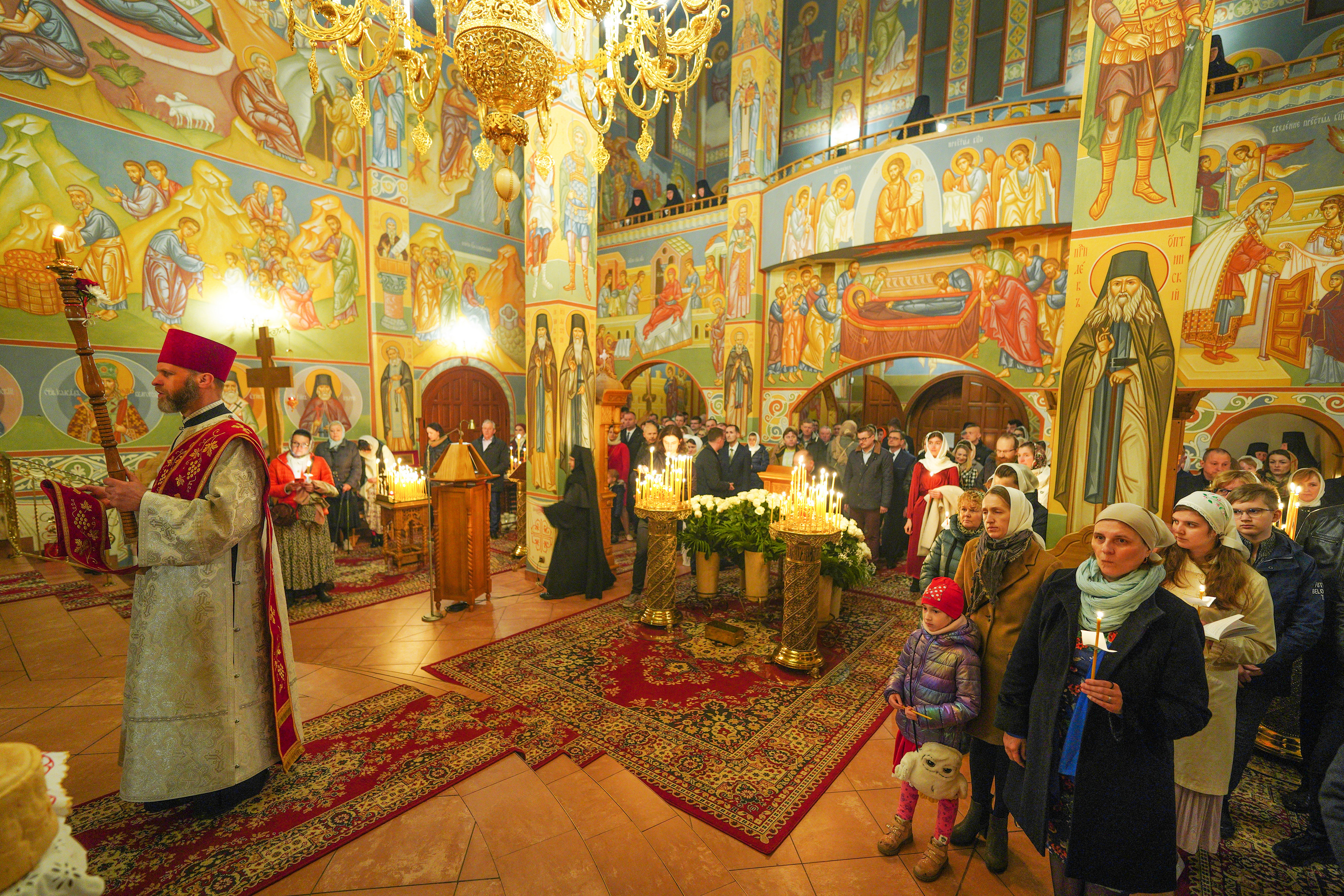 Paschal service in Zwierki Convent