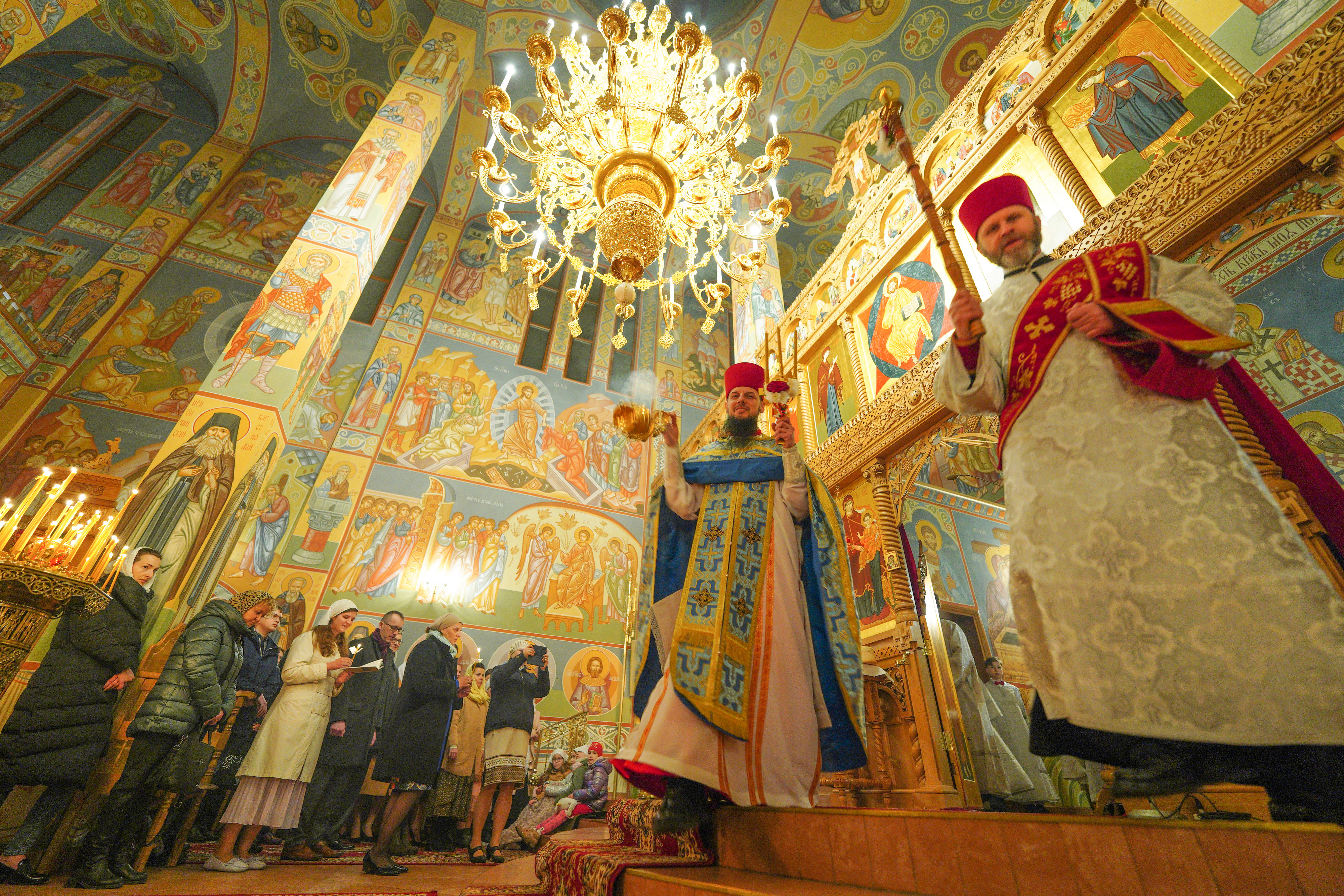 Paschal service in Zwierki Convent