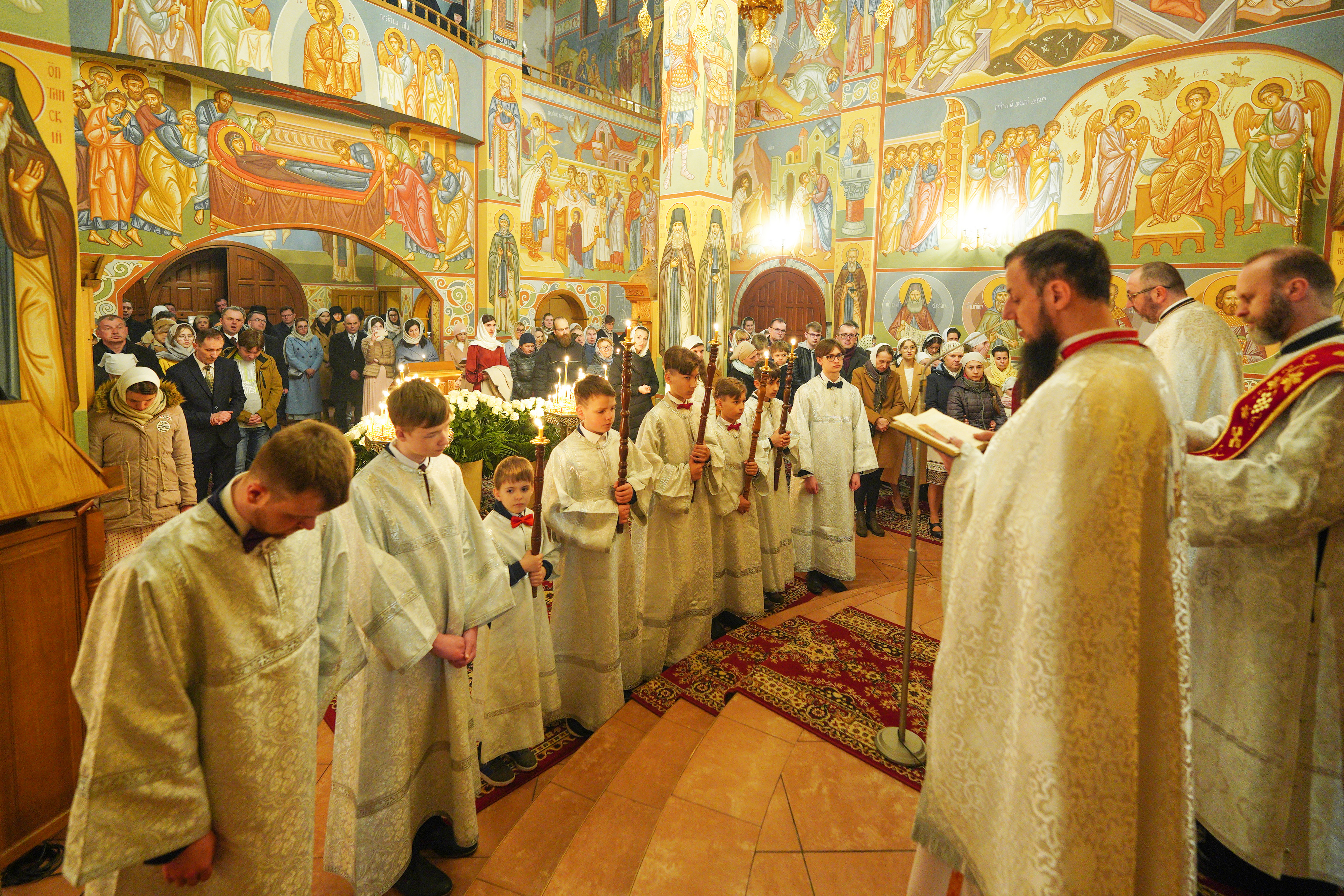 Paschal service in Zwierki Convent