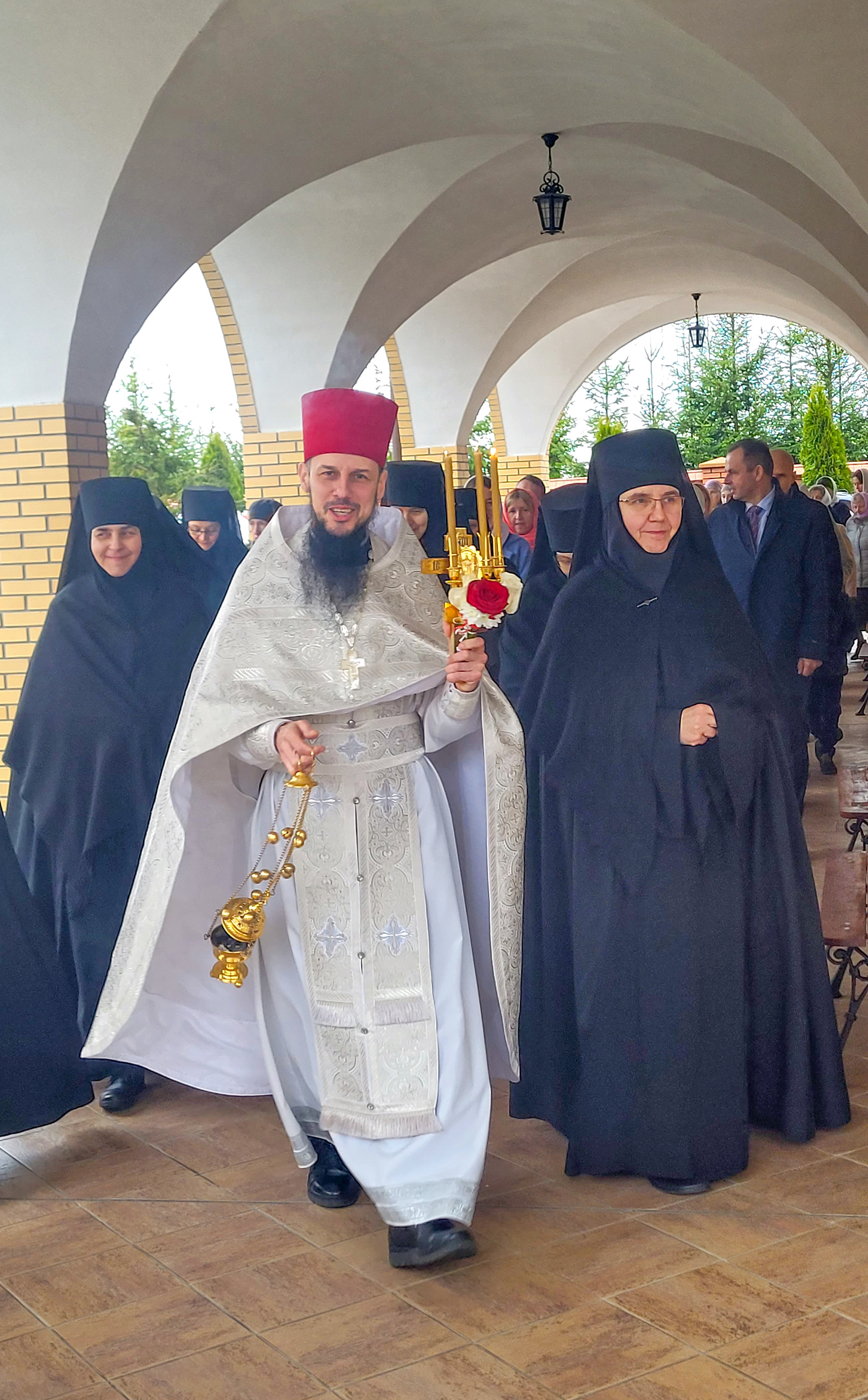 Paschal service in Zwierki Convent