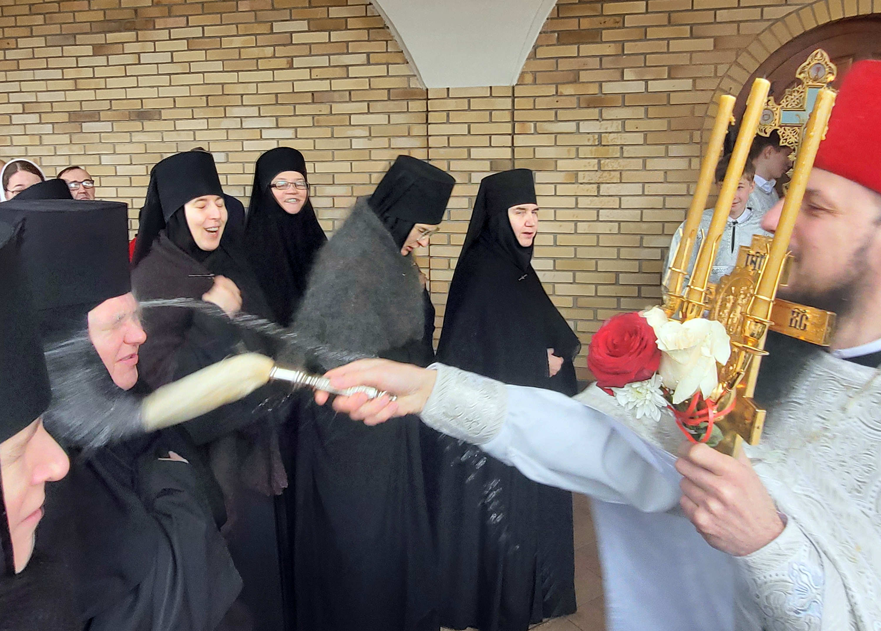 Paschal service in Zwierki Convent