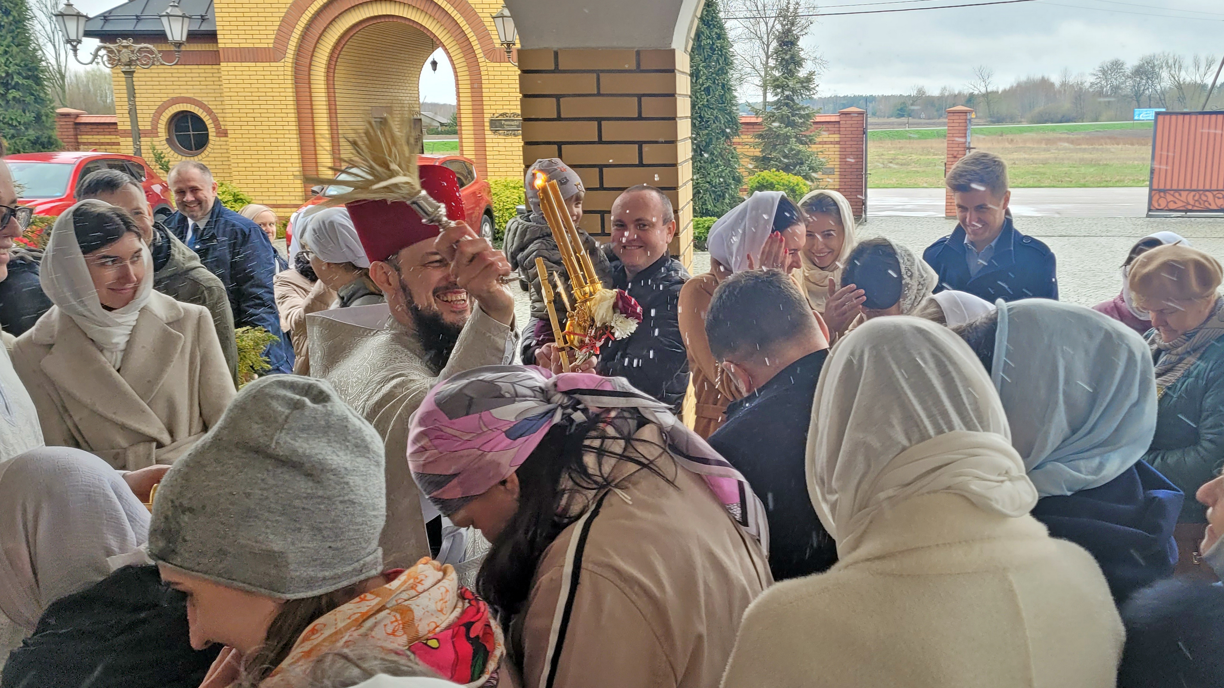 Paschal service in Zwierki Convent