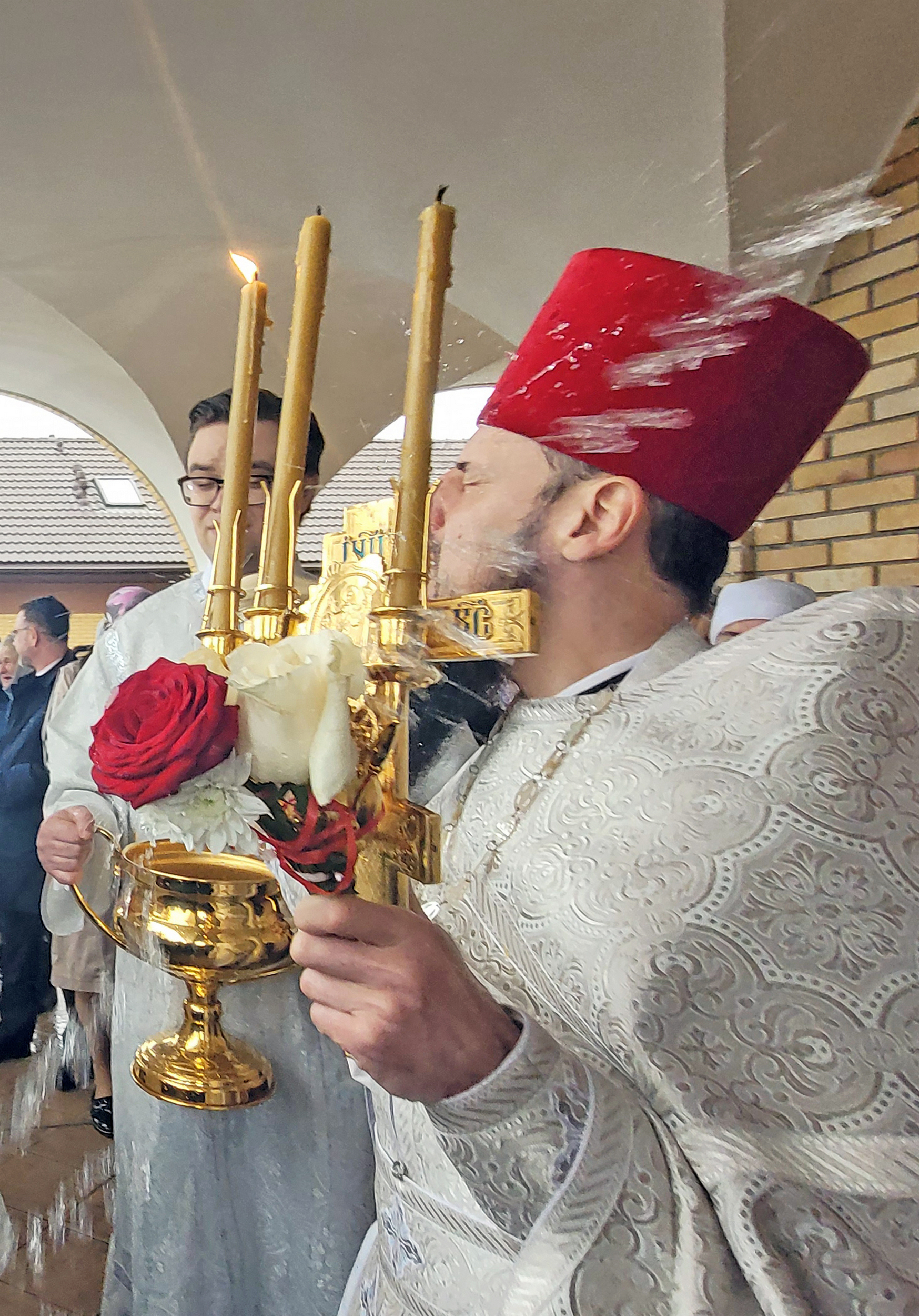 Paschal service in Zwierki Convent