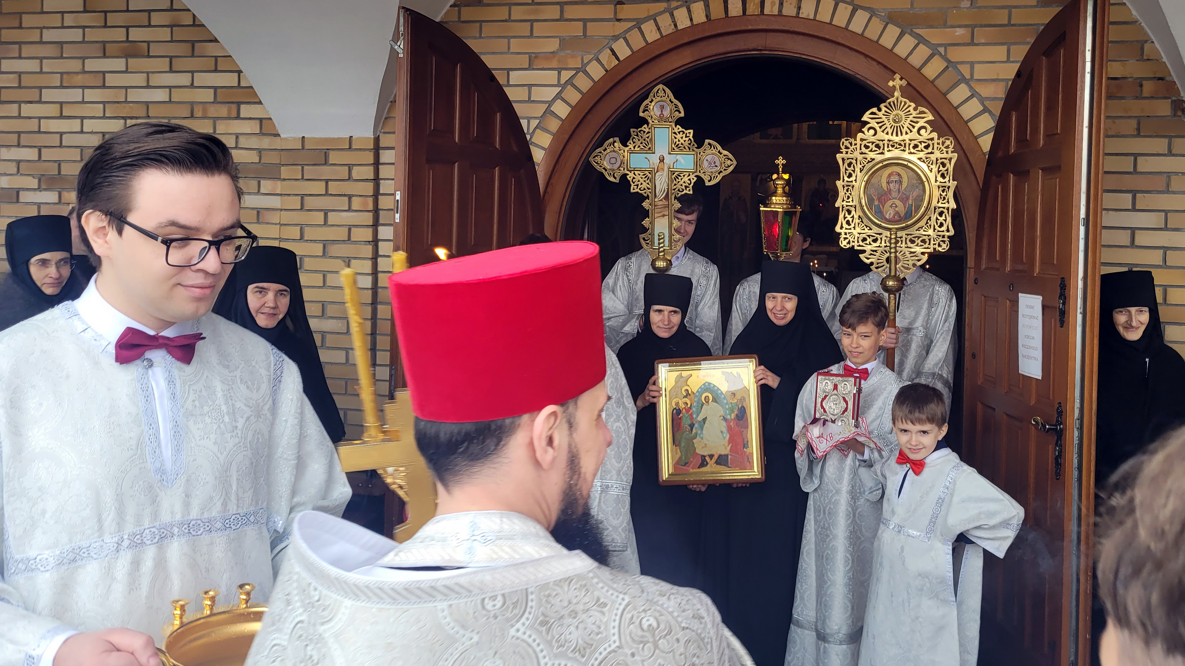 Paschal service in Zwierki Convent