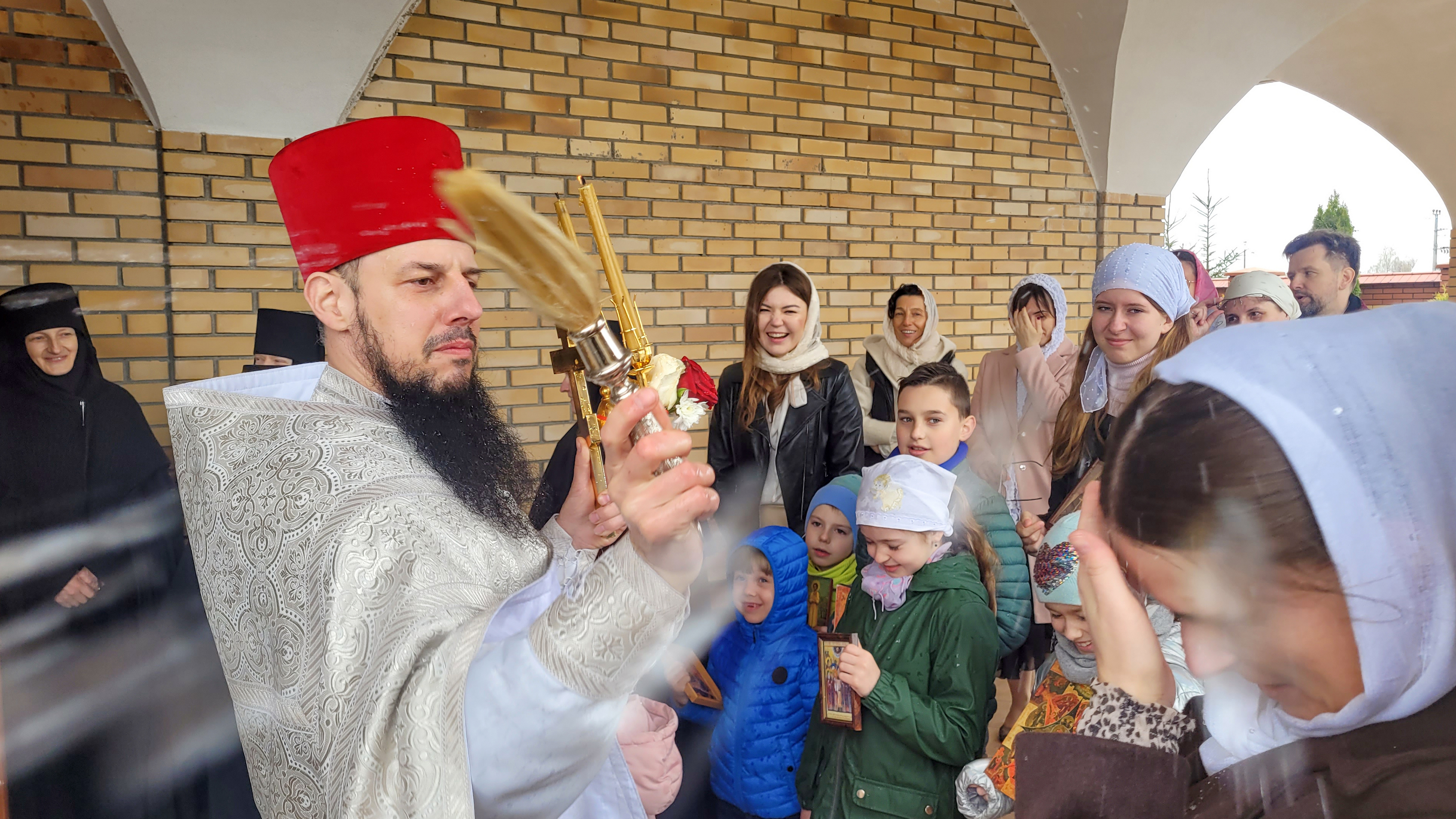 Paschal service in Zwierki Convent