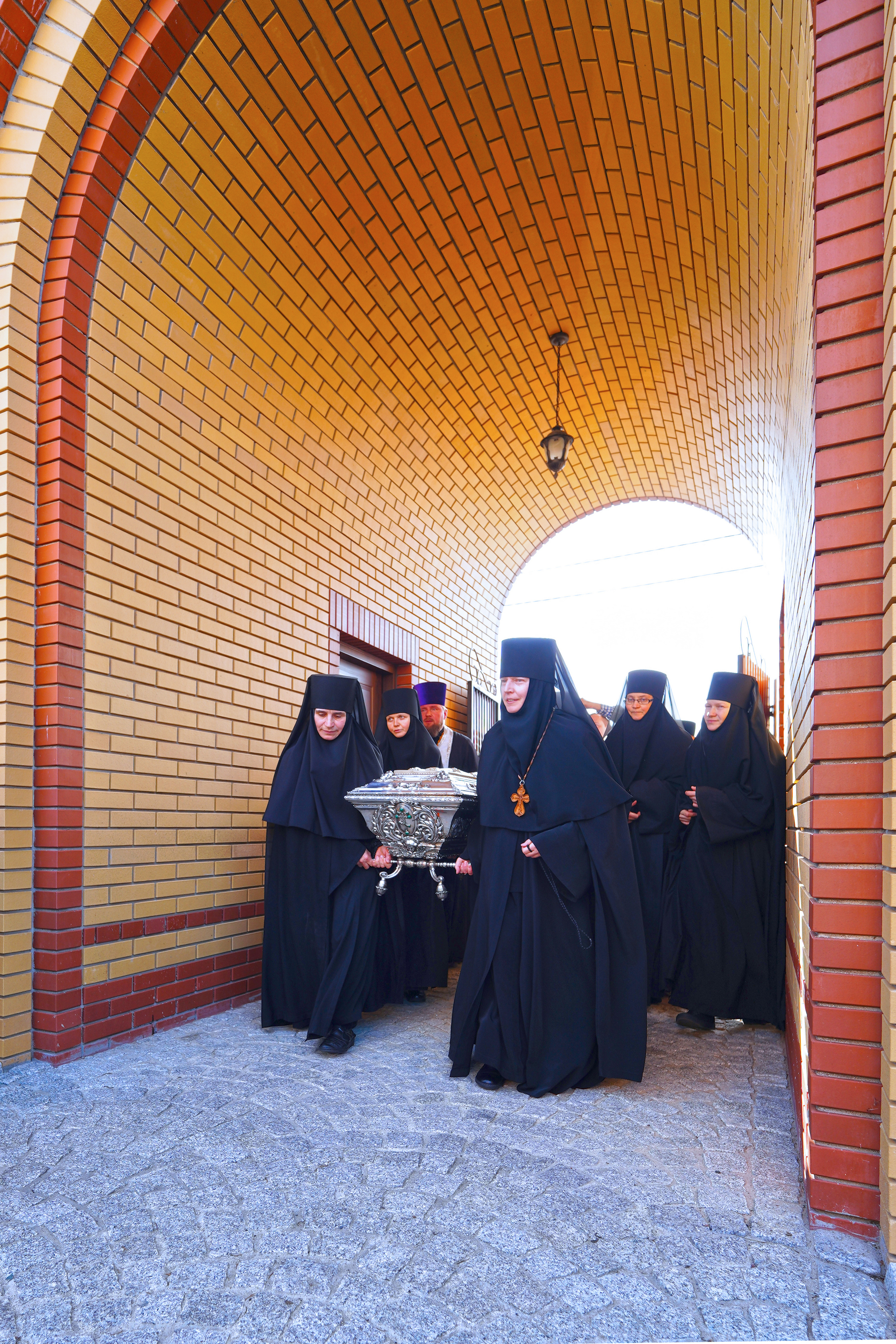The All-Night Vigil in St. Martyr Gabriel of Zabludów church of Zwierki Convent 